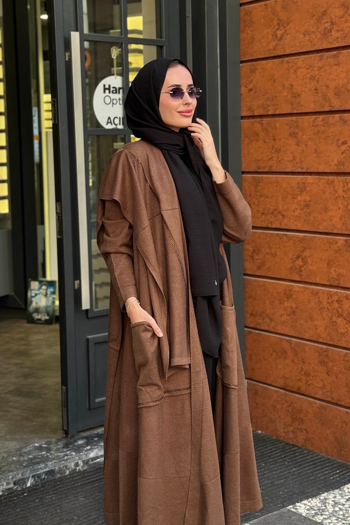 FUAT GÜRŞEN Triko Kap 26K-6926 Kahve