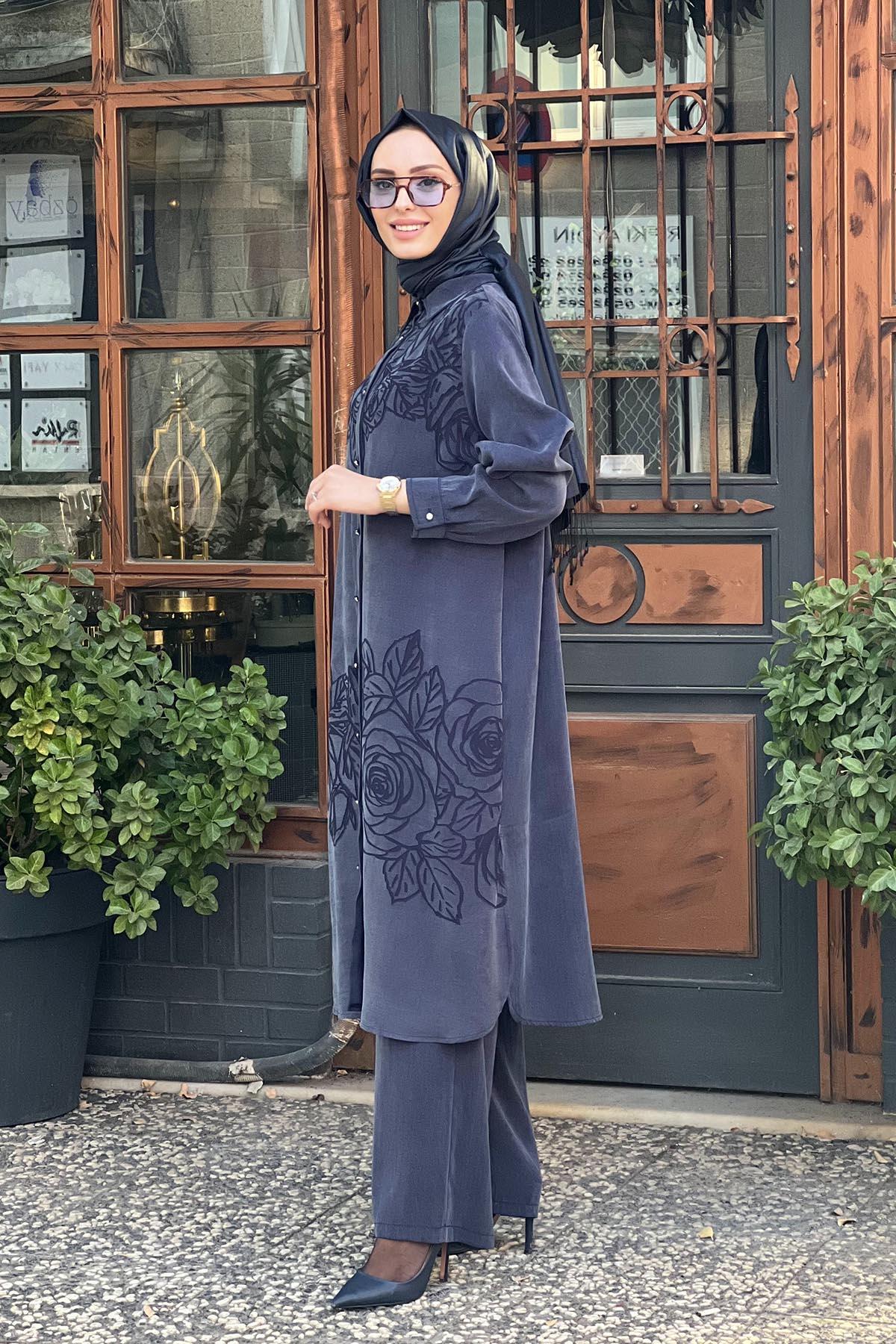 FUAT GÜRŞEN Tunik 2318 Lacivert