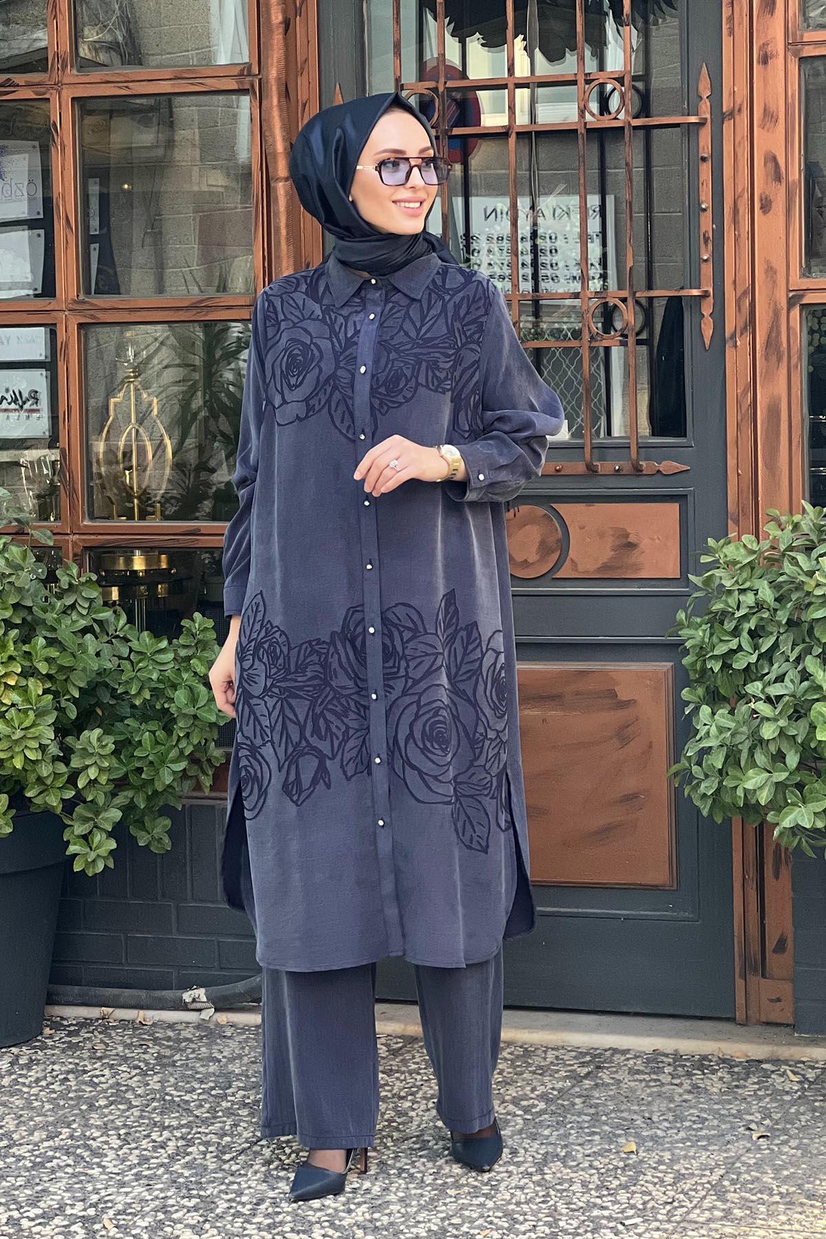 FUAT GÜRŞEN Tunik 2318 Lacivert