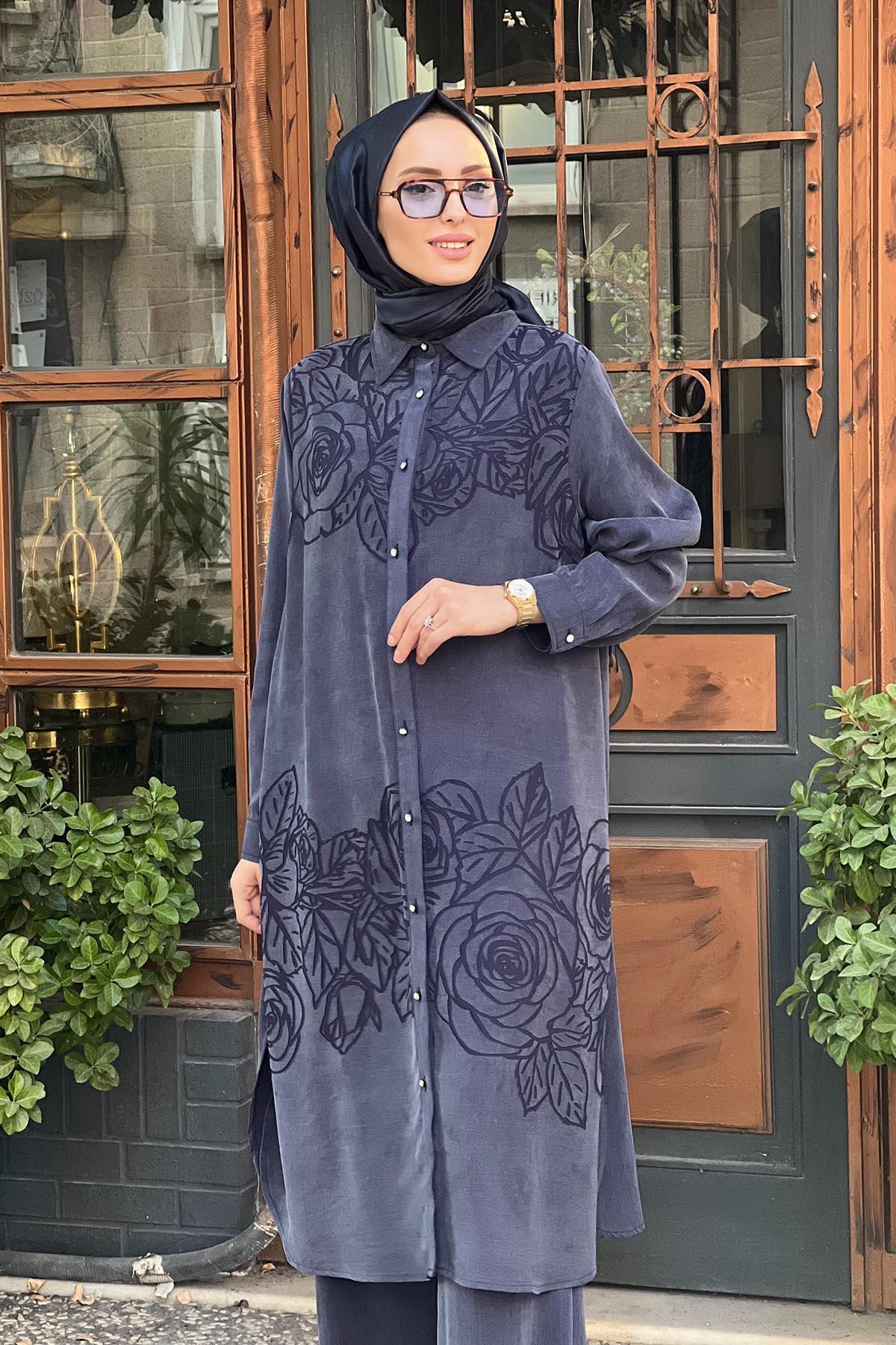 FUAT GÜRŞEN Tunik 2318 Lacivert
