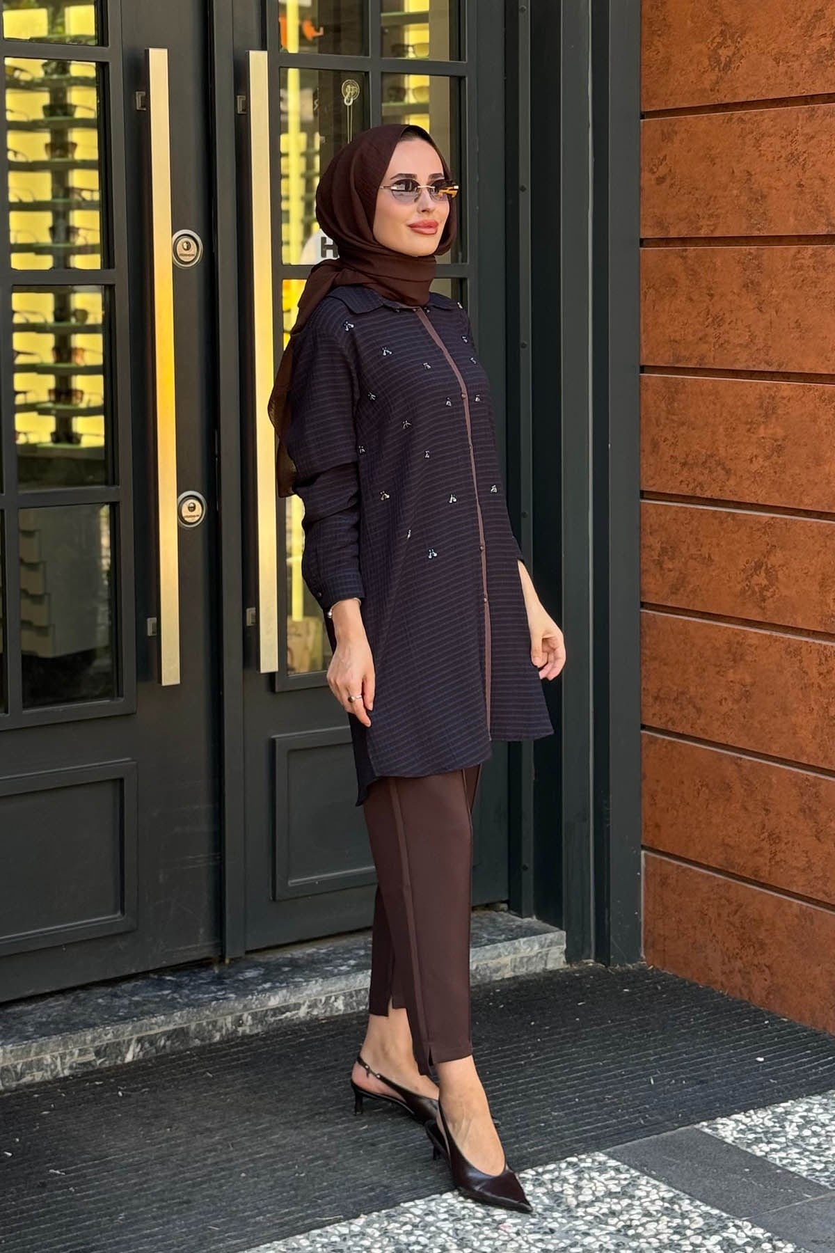 FUAT GÜRŞEN Tunik 26K-6304 Lacivert