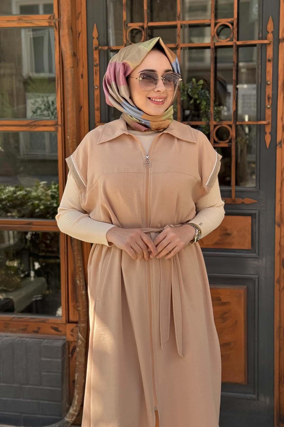 FUAT GÜRŞEN Yelek 25Y-1501.B Bej