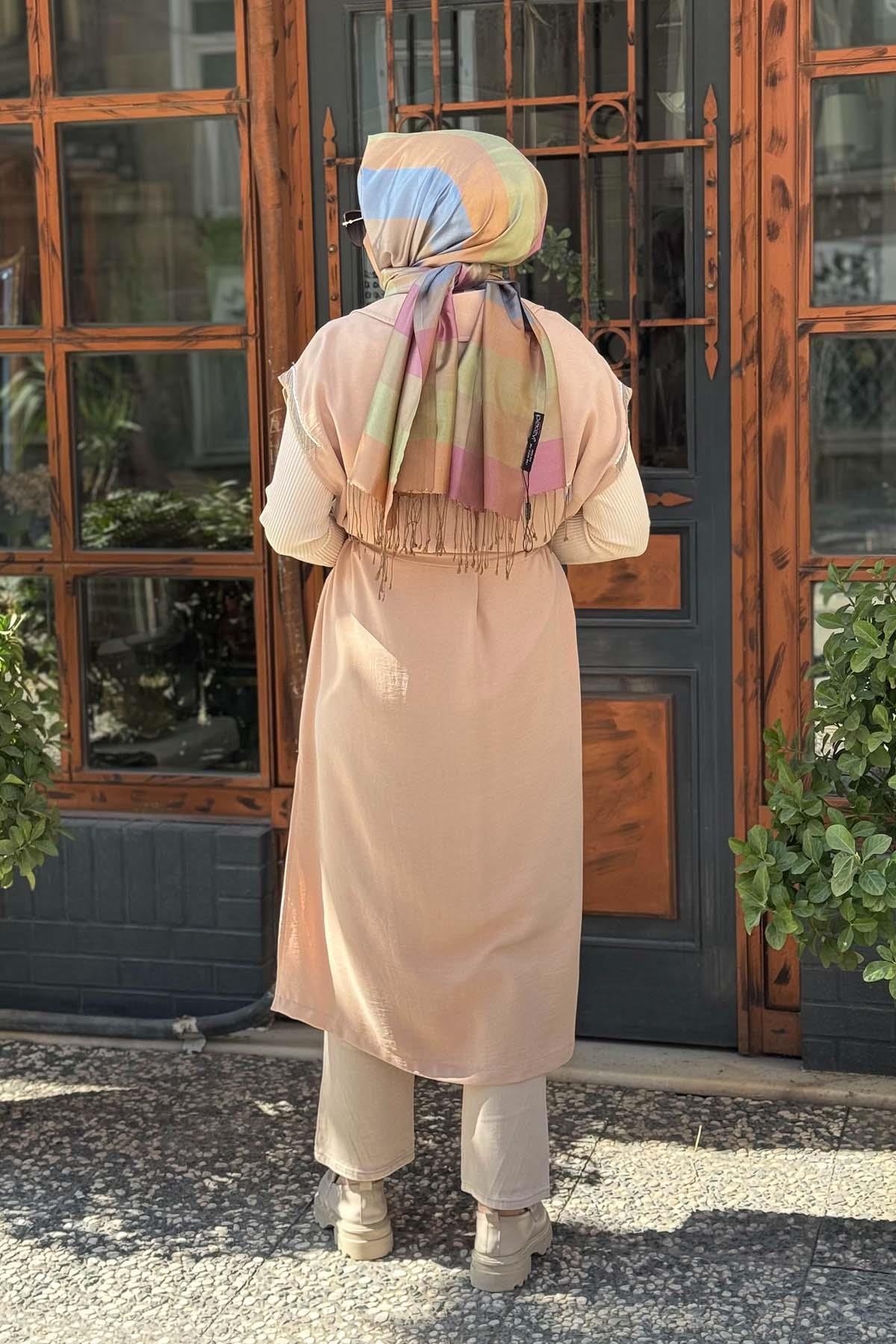 FUAT GÜRŞEN Yelek 25Y-1501.B Bej