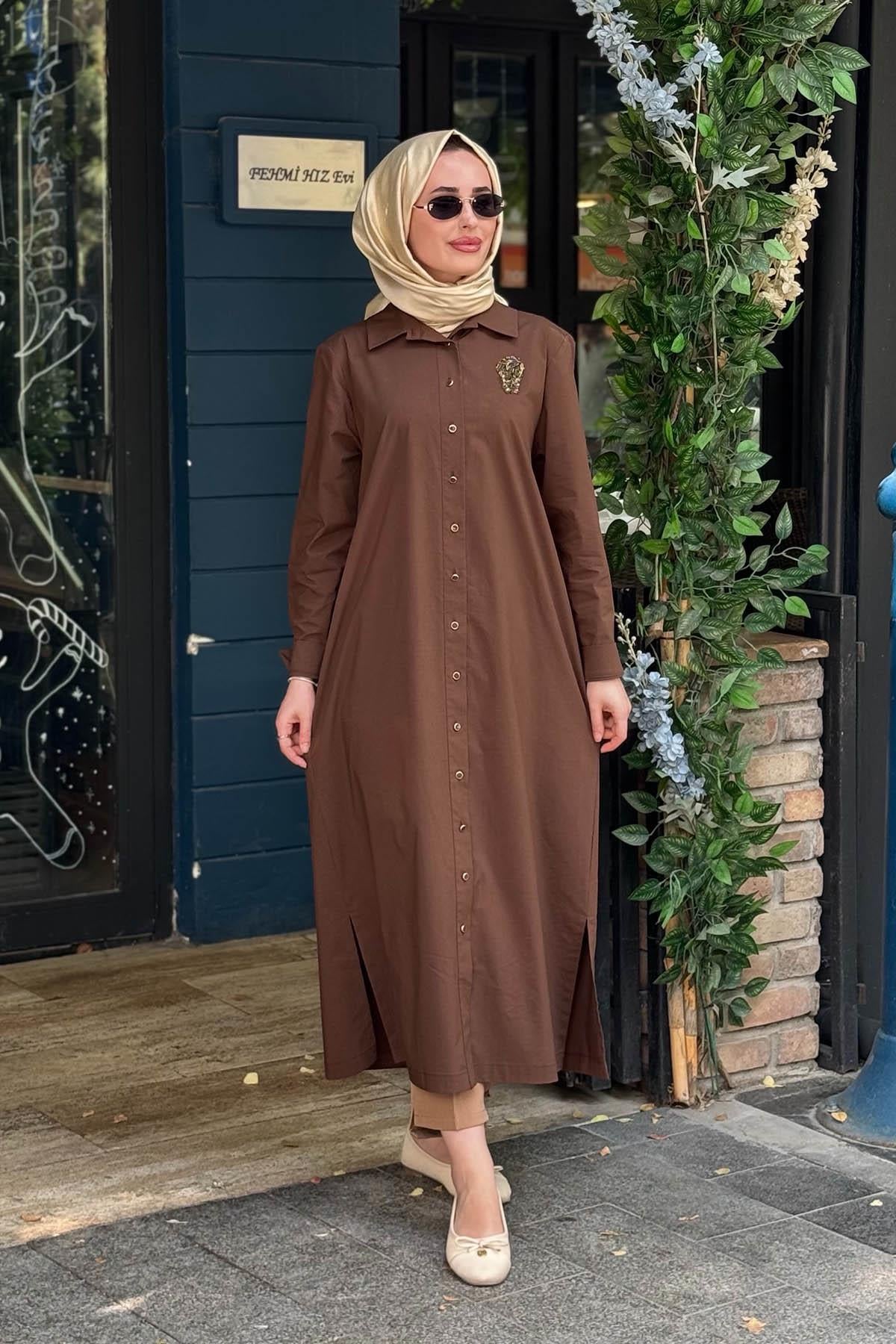 Gala-Xi Tunik 10002611214023 Kahve