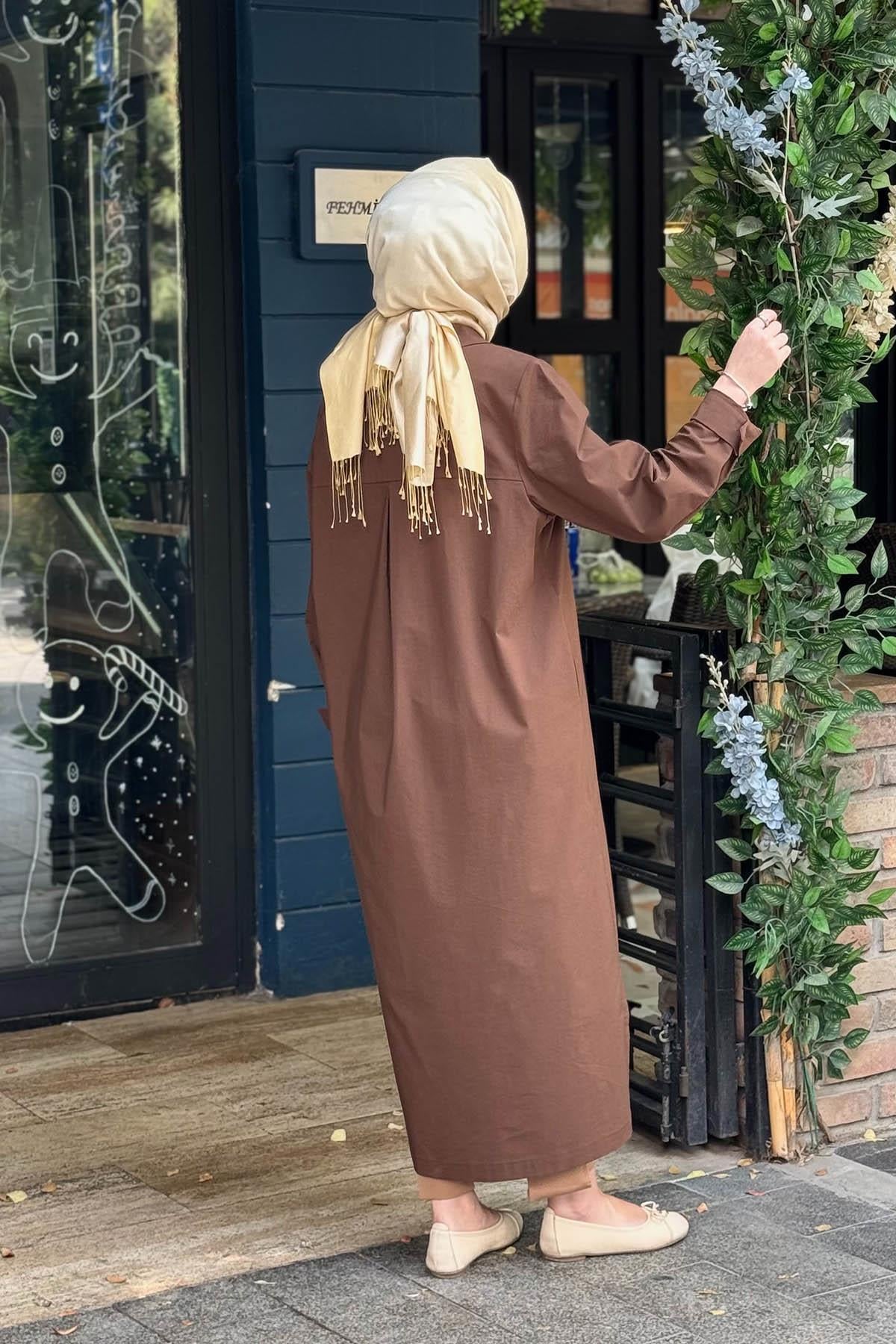 Gala-Xi Tunik 10002611214023 Kahve