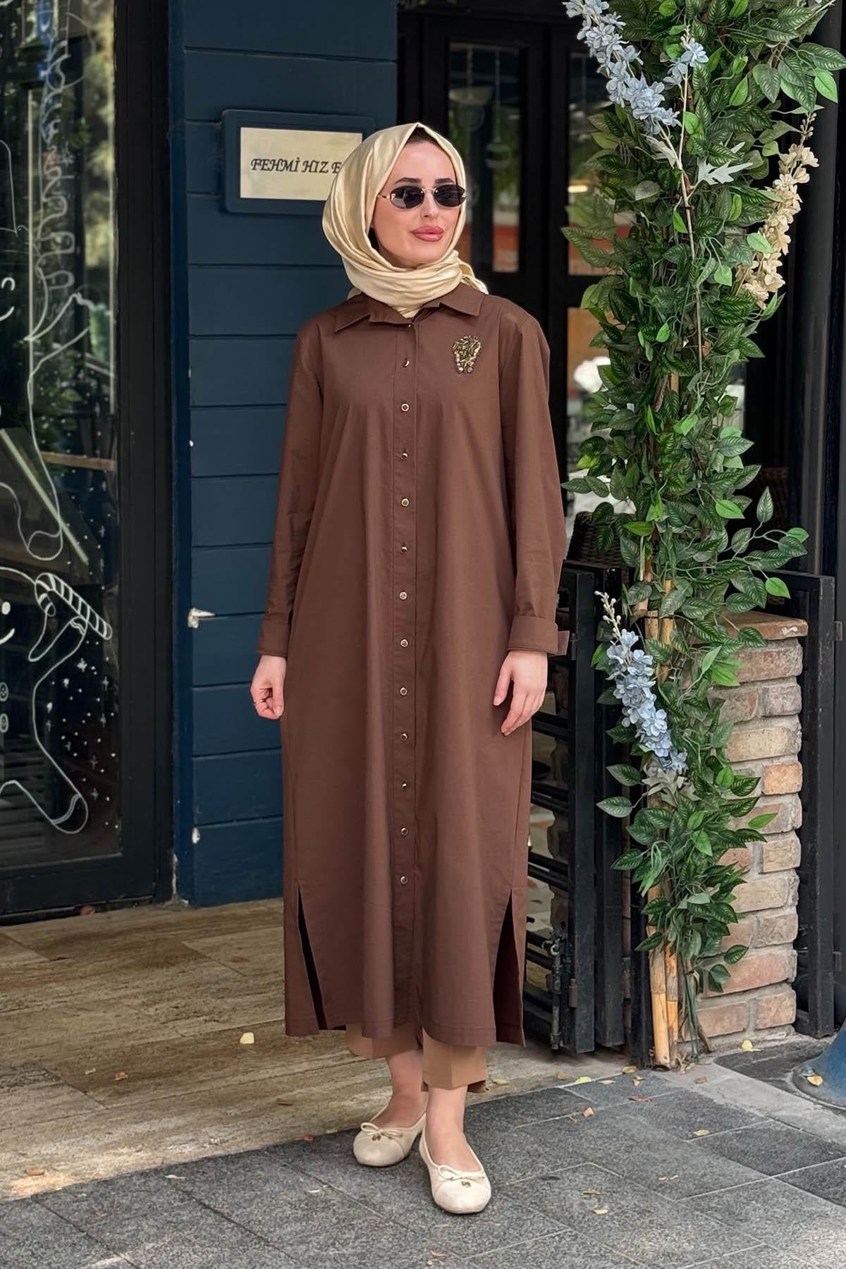 Gala-Xi Tunik 10002611214023 Kahve