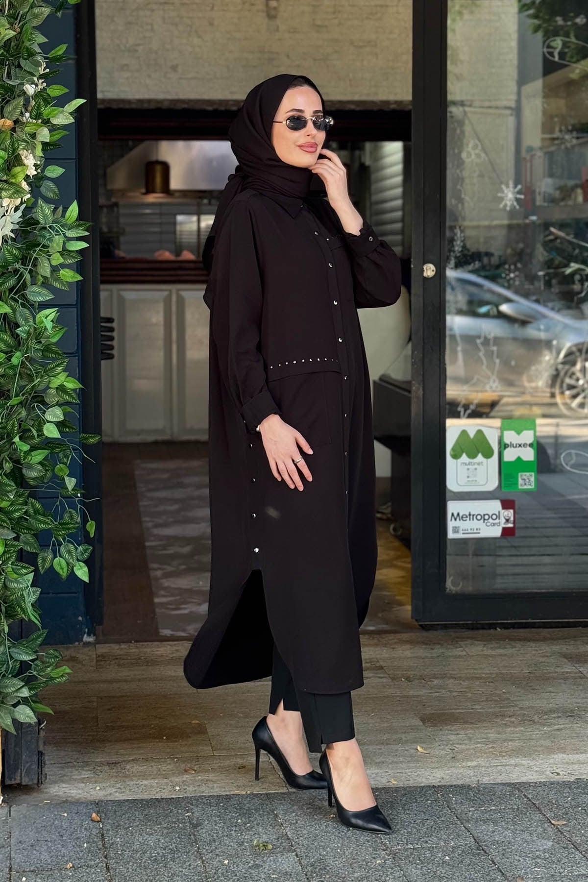 Gala-Xi Tunik 10002611214024 Siyah