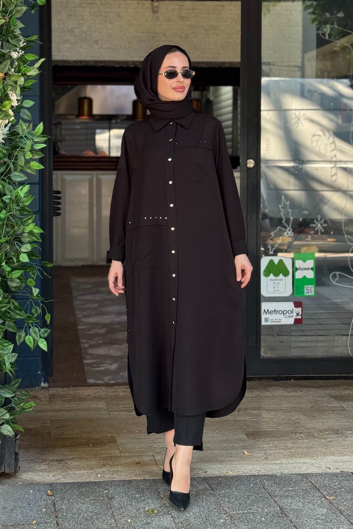 Gala-Xi Tunik 10002611214024 Siyah