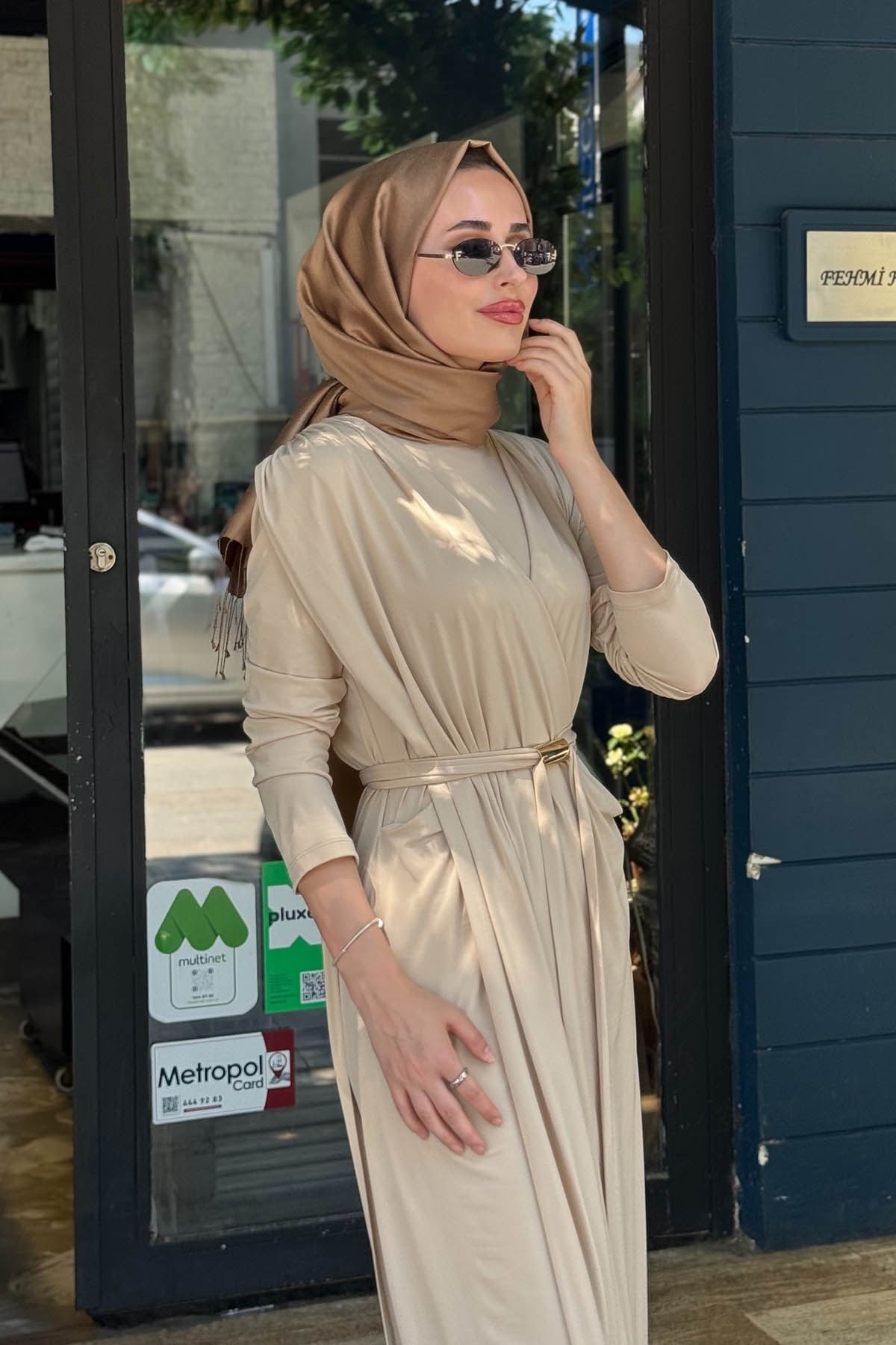 Green JADE Sandy Elbise 5016 Bej