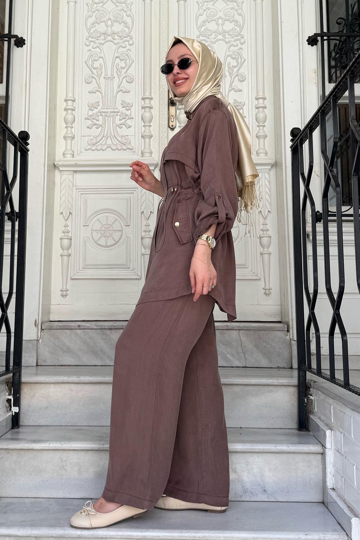 HILAY Alvın Pantolonlu Takım HLY0125Y101.023 Kahve