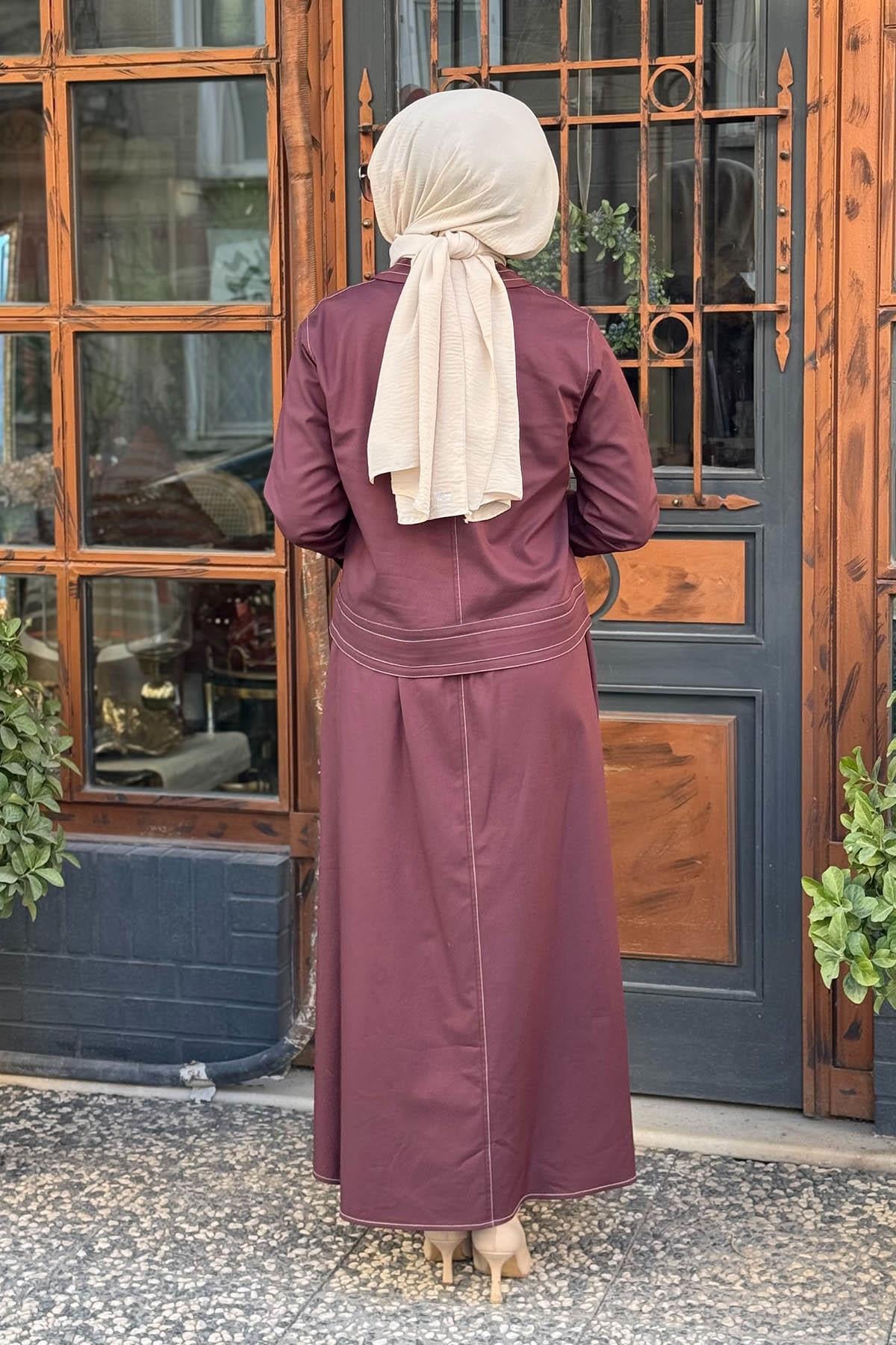 HILAY AMARA Etekli Takım HLY125Y101.005 Mürdüm