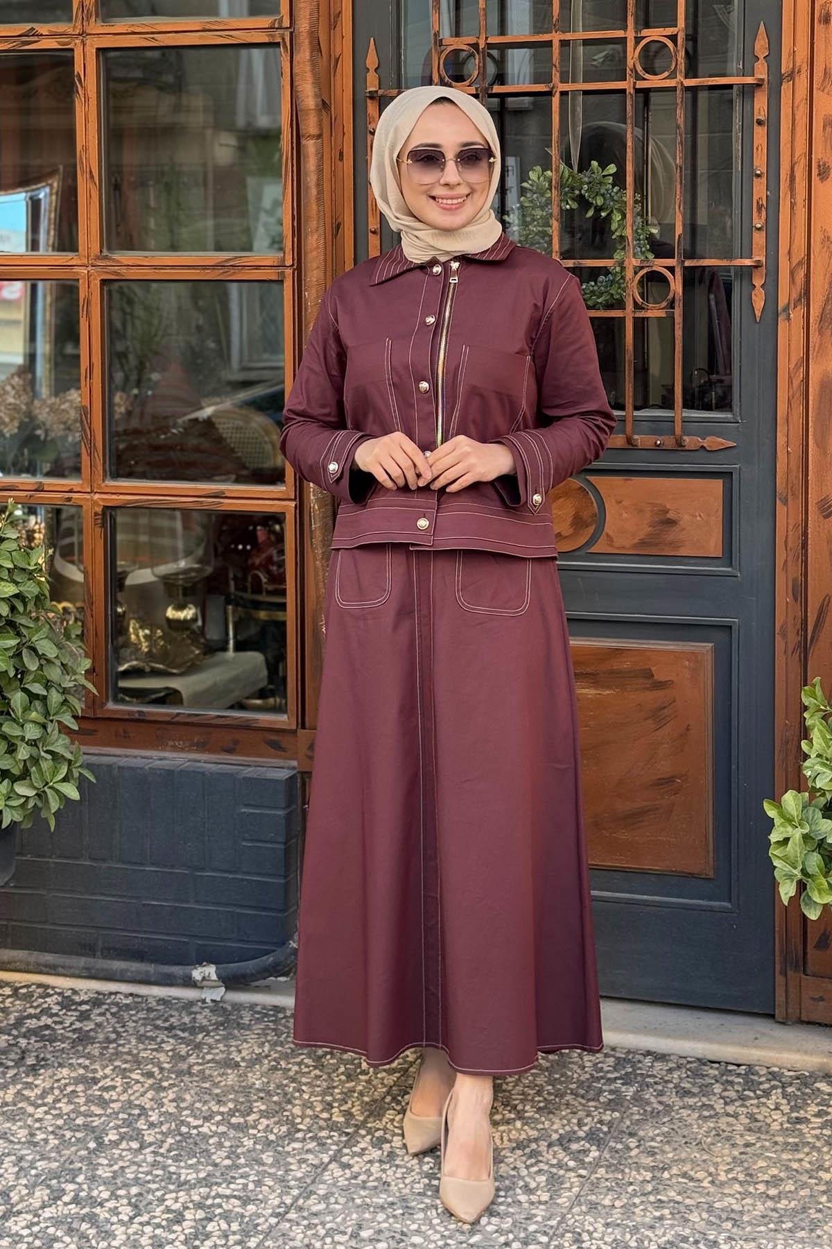 HILAY AMARA Etekli Takım HLY125Y101.005 Mürdüm