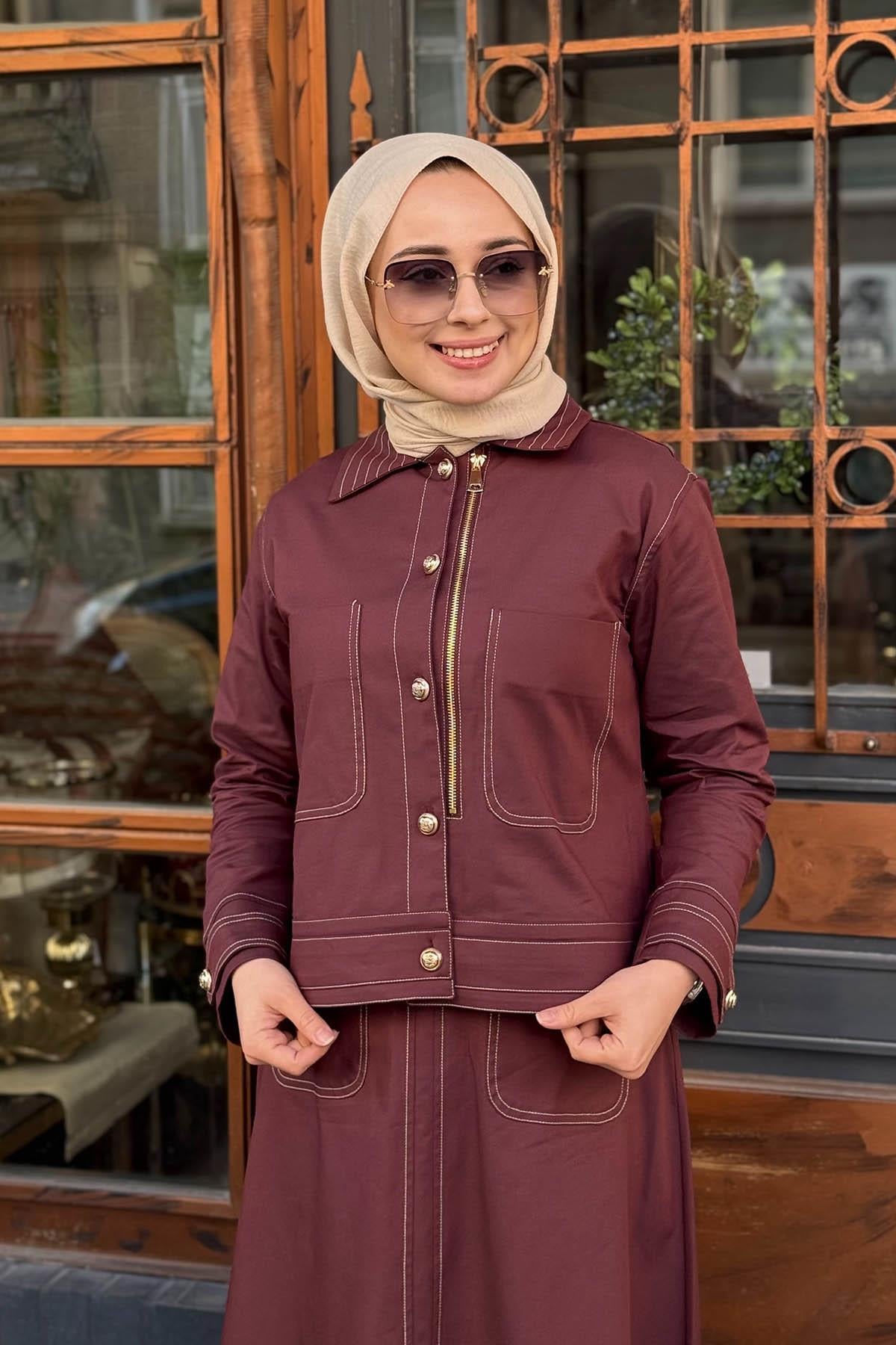 HILAY AMARA Etekli Takım HLY125Y101.005 Mürdüm