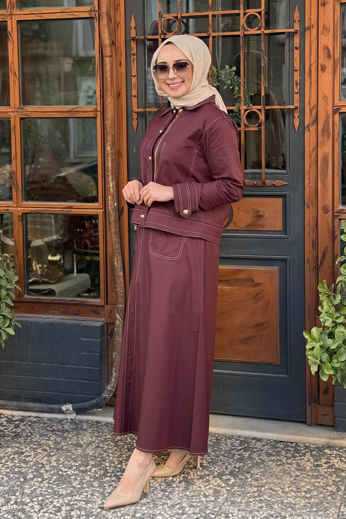 HILAY AMARA Etekli Takım HLY125Y101.005 Mürdüm