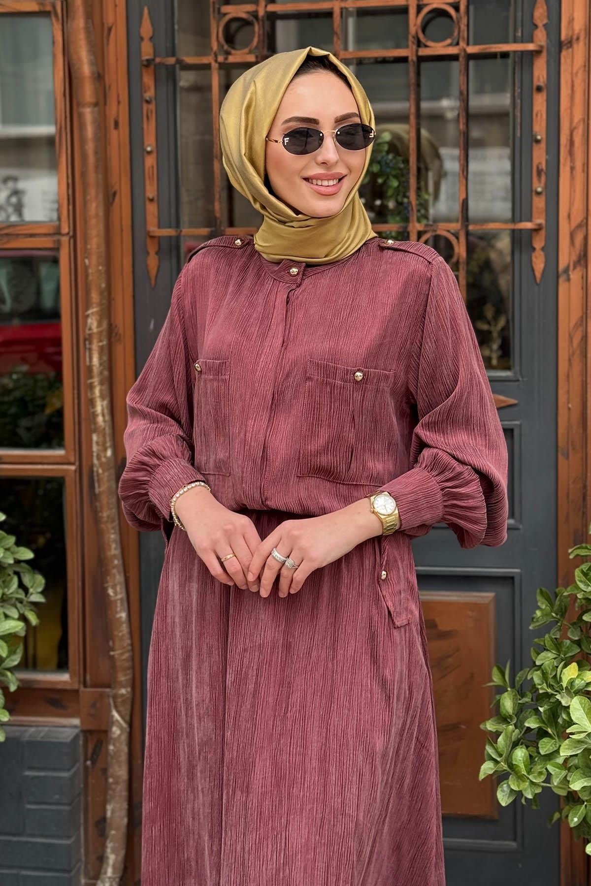 HILAY Bueno Etekli Takım HLY0125K101.004 Mürdüm