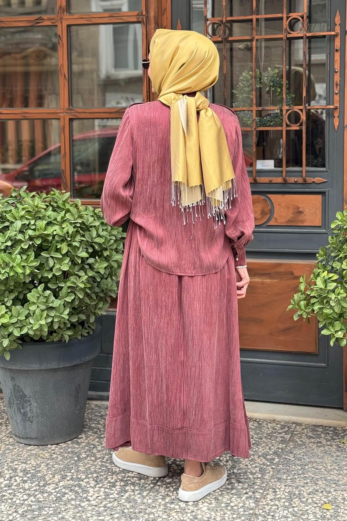 HILAY Bueno Etekli Takım HLY0125K101.004 Mürdüm