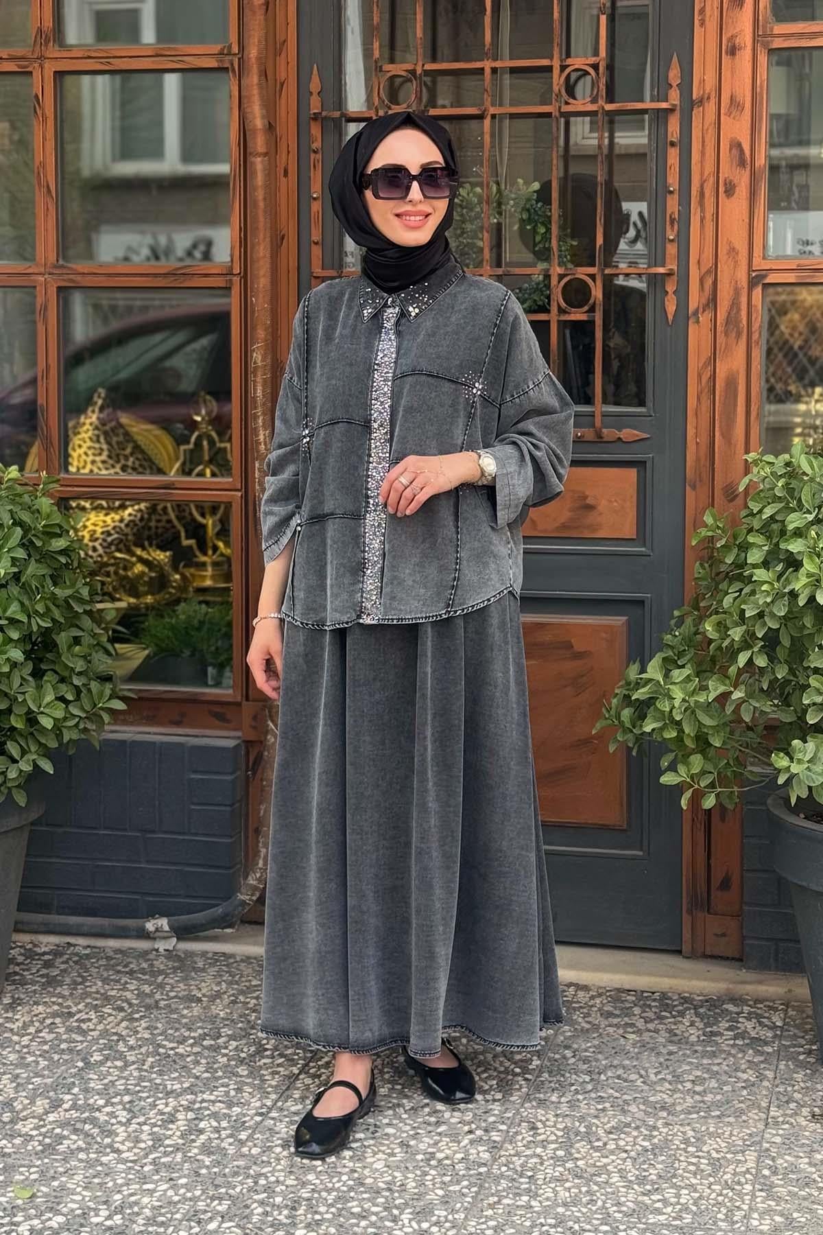 HILAY Jane Etekli Takım HLY0125Y101.016 Siyah