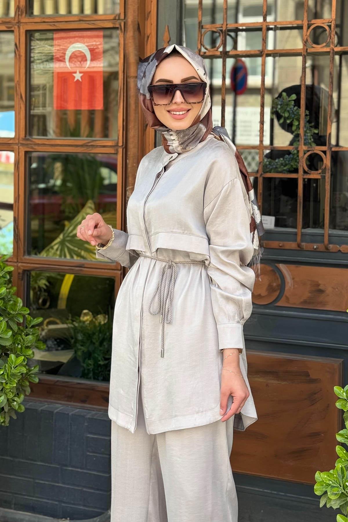 HILAY Jasmy Pantolonlu Takım HLY0125Y101.042 Gri