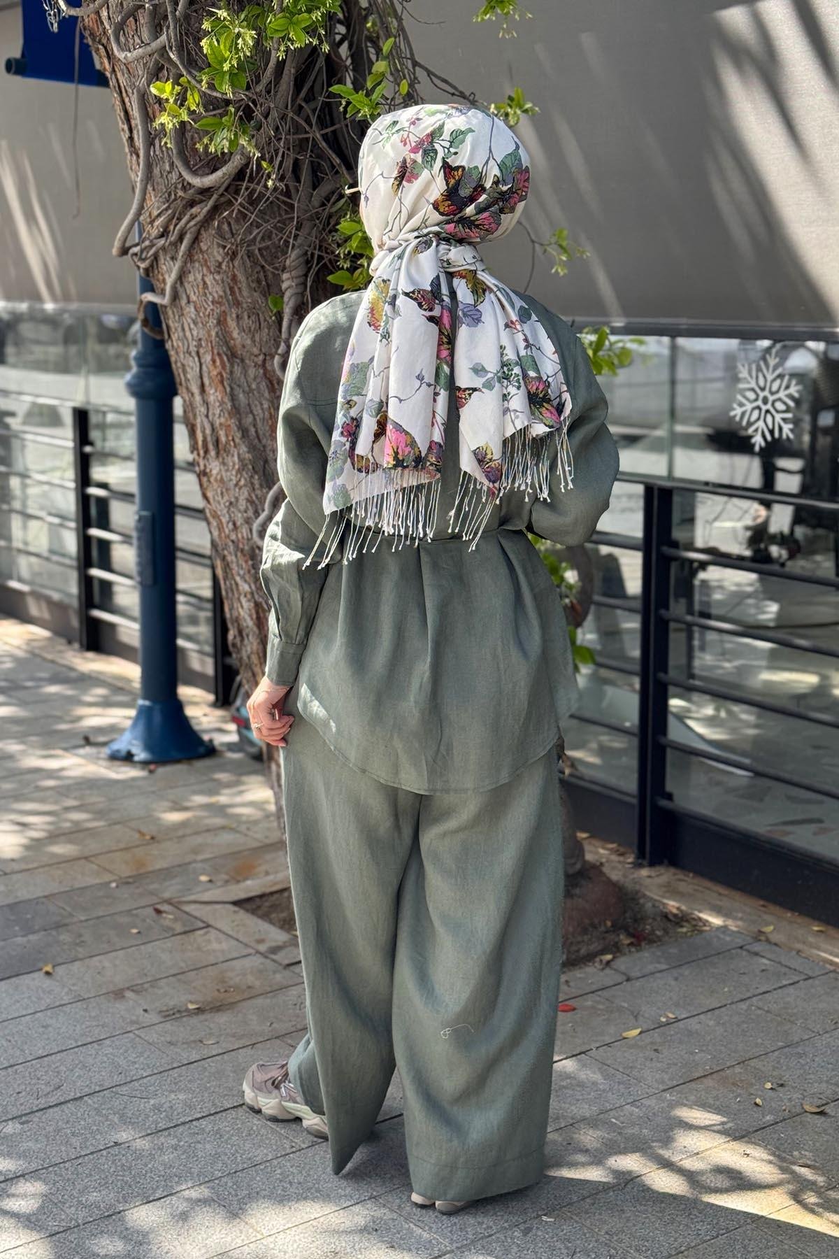 HILAY Lole Pantolonlu Takım HLY0125Y101.036 Zümrüt