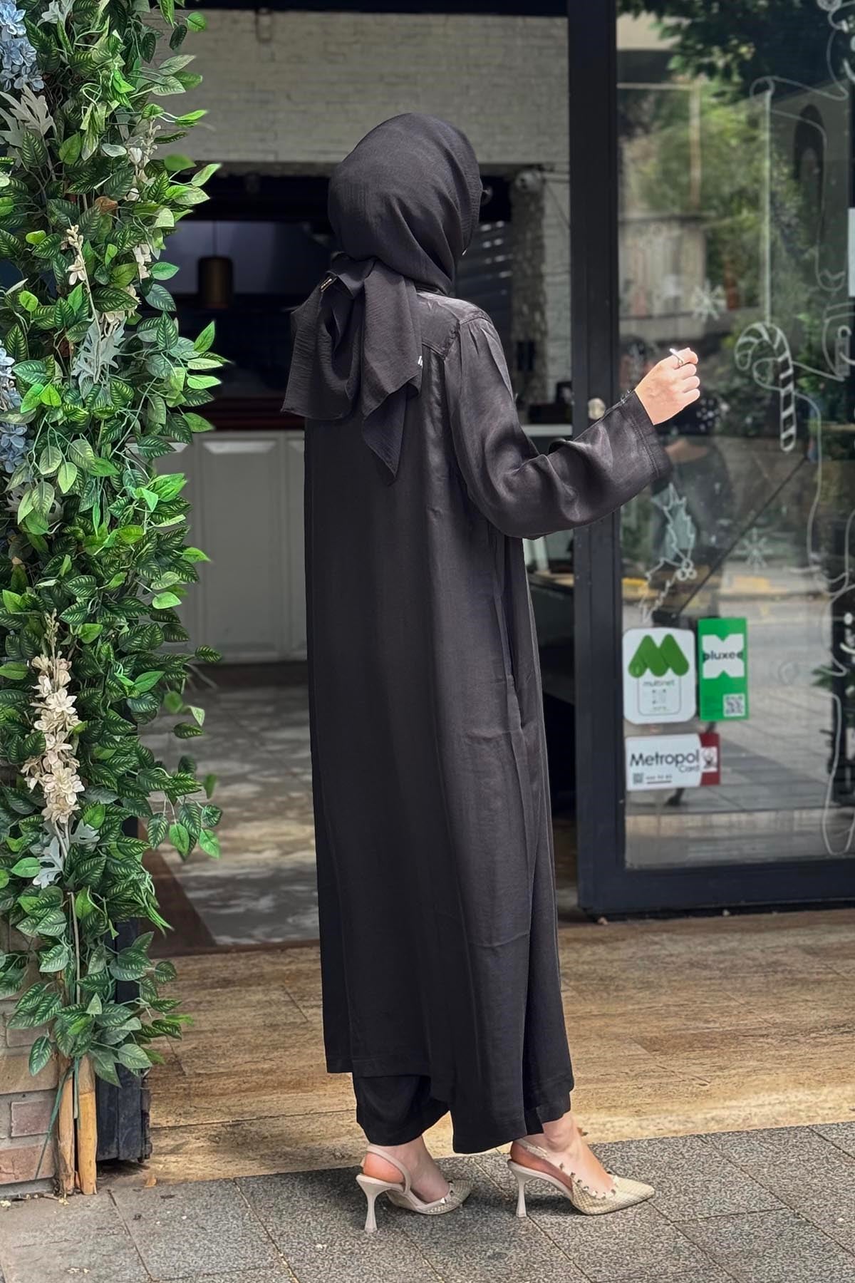 İNVEE 3lü Pantolonlu Takım 7159 Siyah