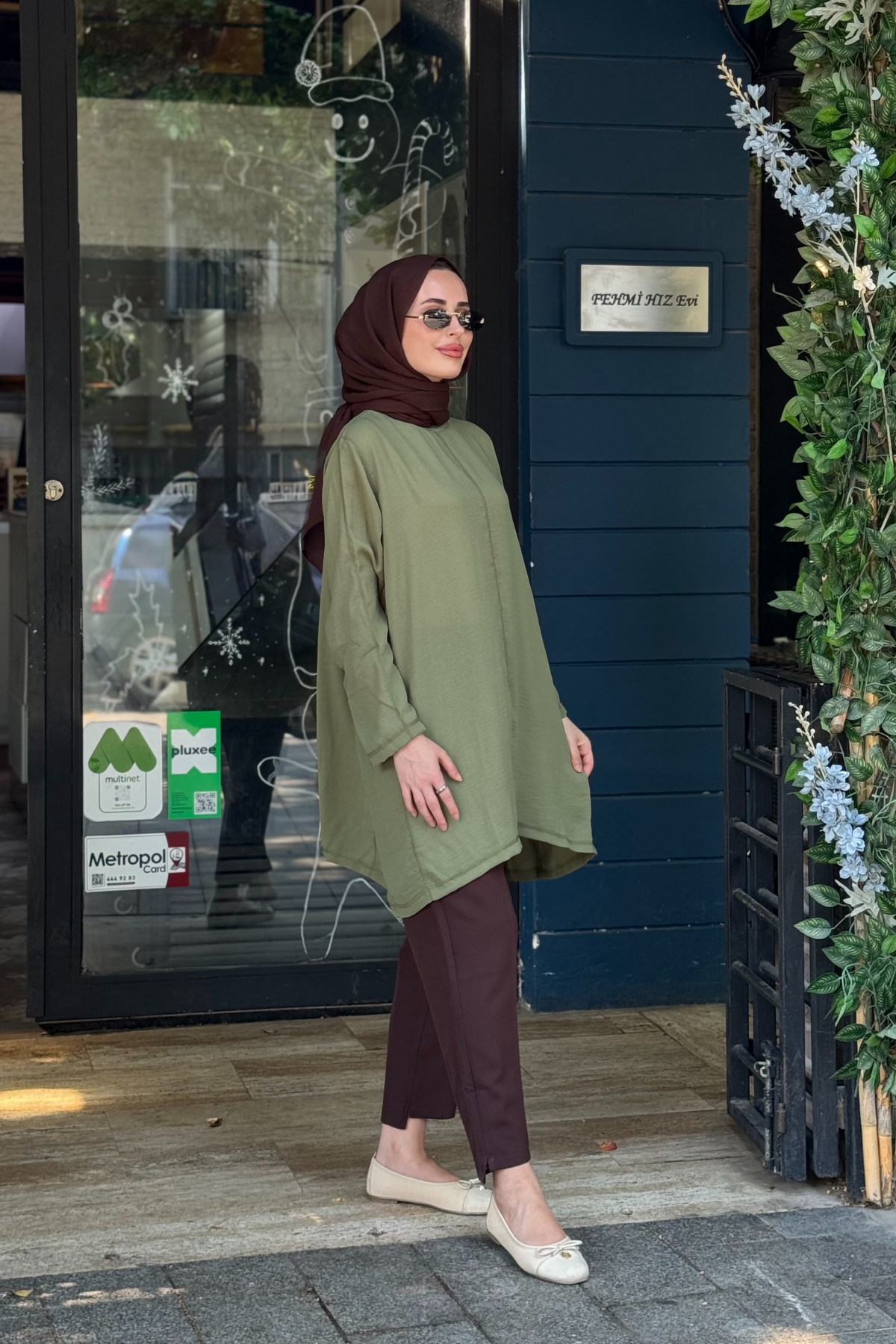İNVEE Caz Tunik 7104 Nefti