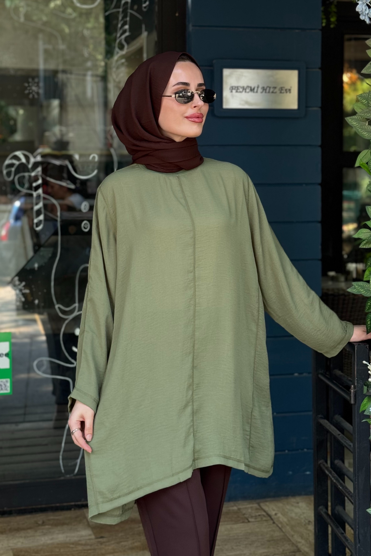 İNVEE Caz Tunik 7104 Nefti