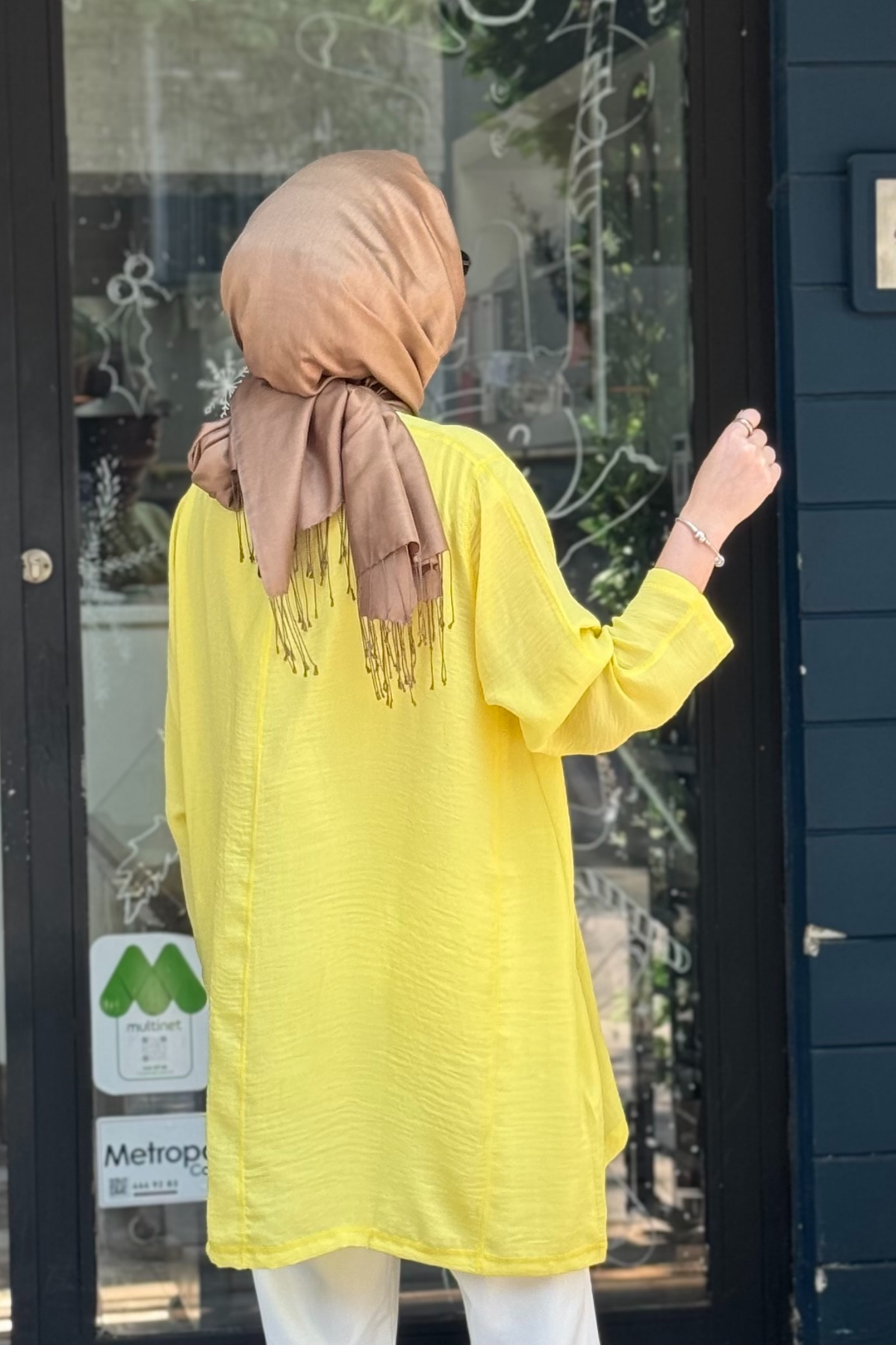 İNVEE Caz Tunik 7104 Sarı