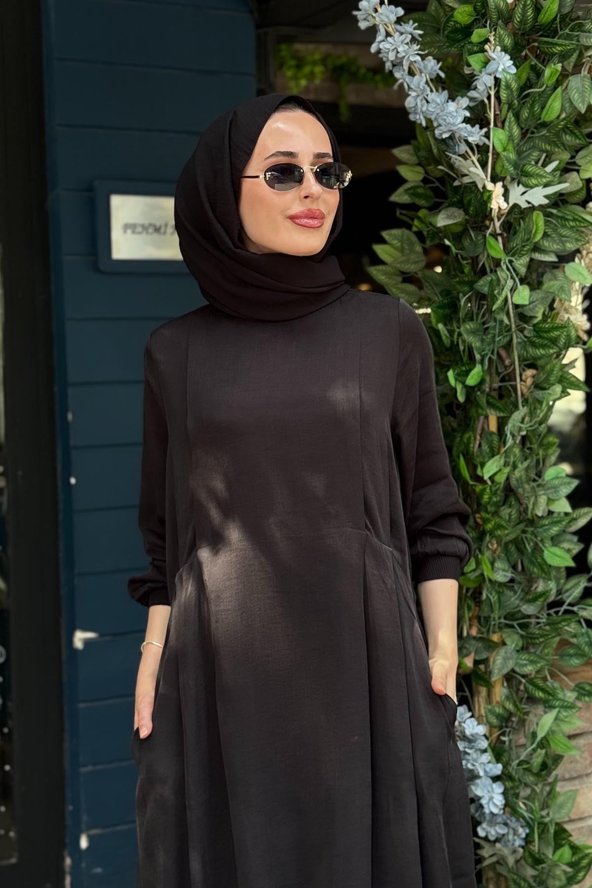 İNVEE Elbise 7013 Siyah