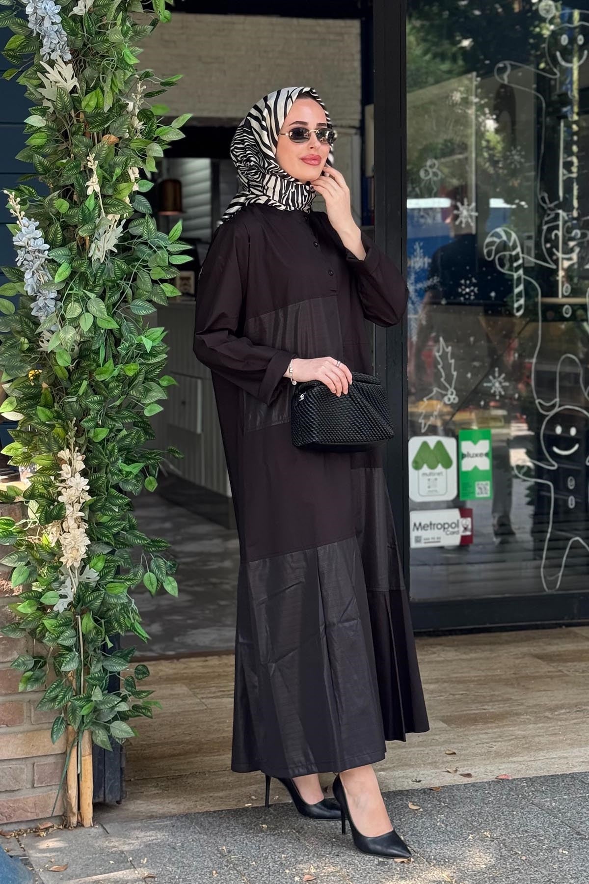 İNVEE Elbise 7157 Siyah