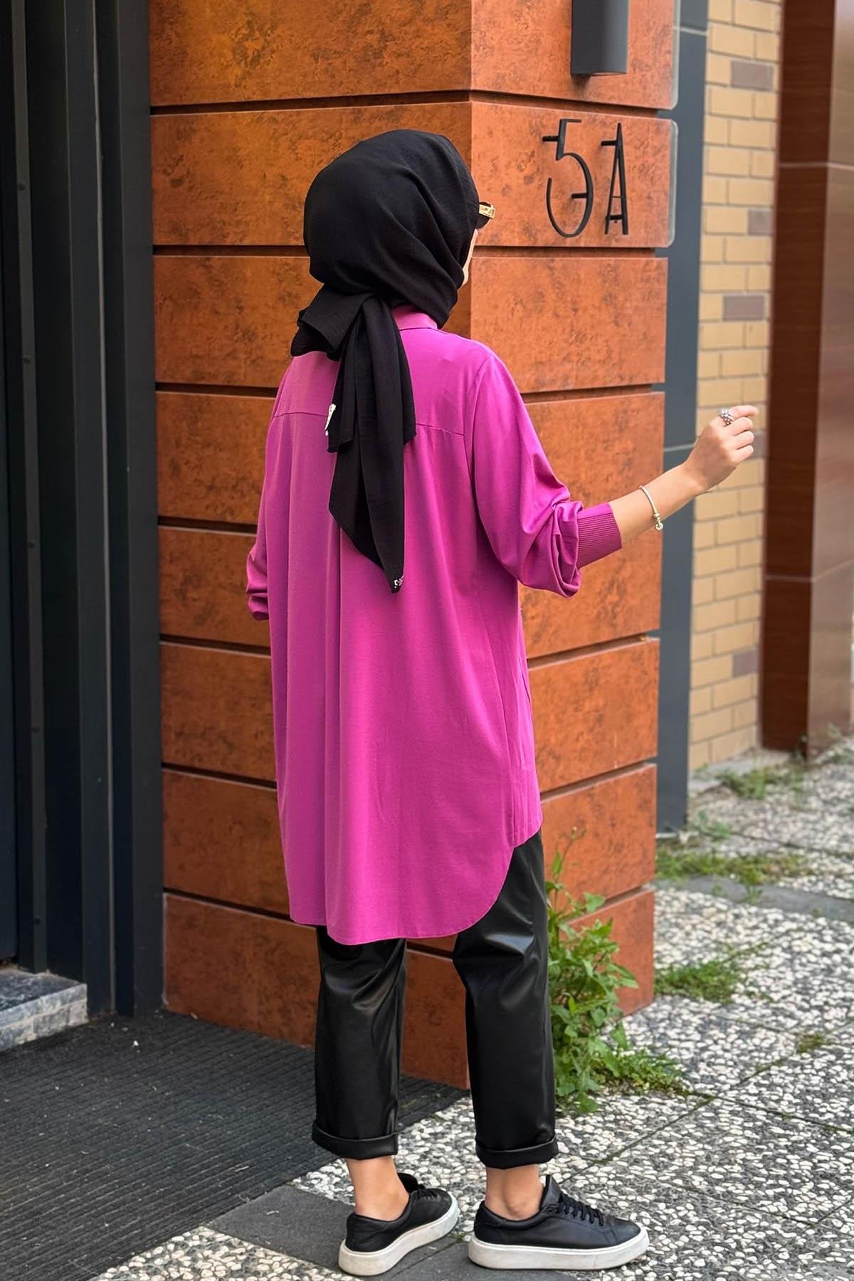 İNVEE Gömlek 6926 Menekşe