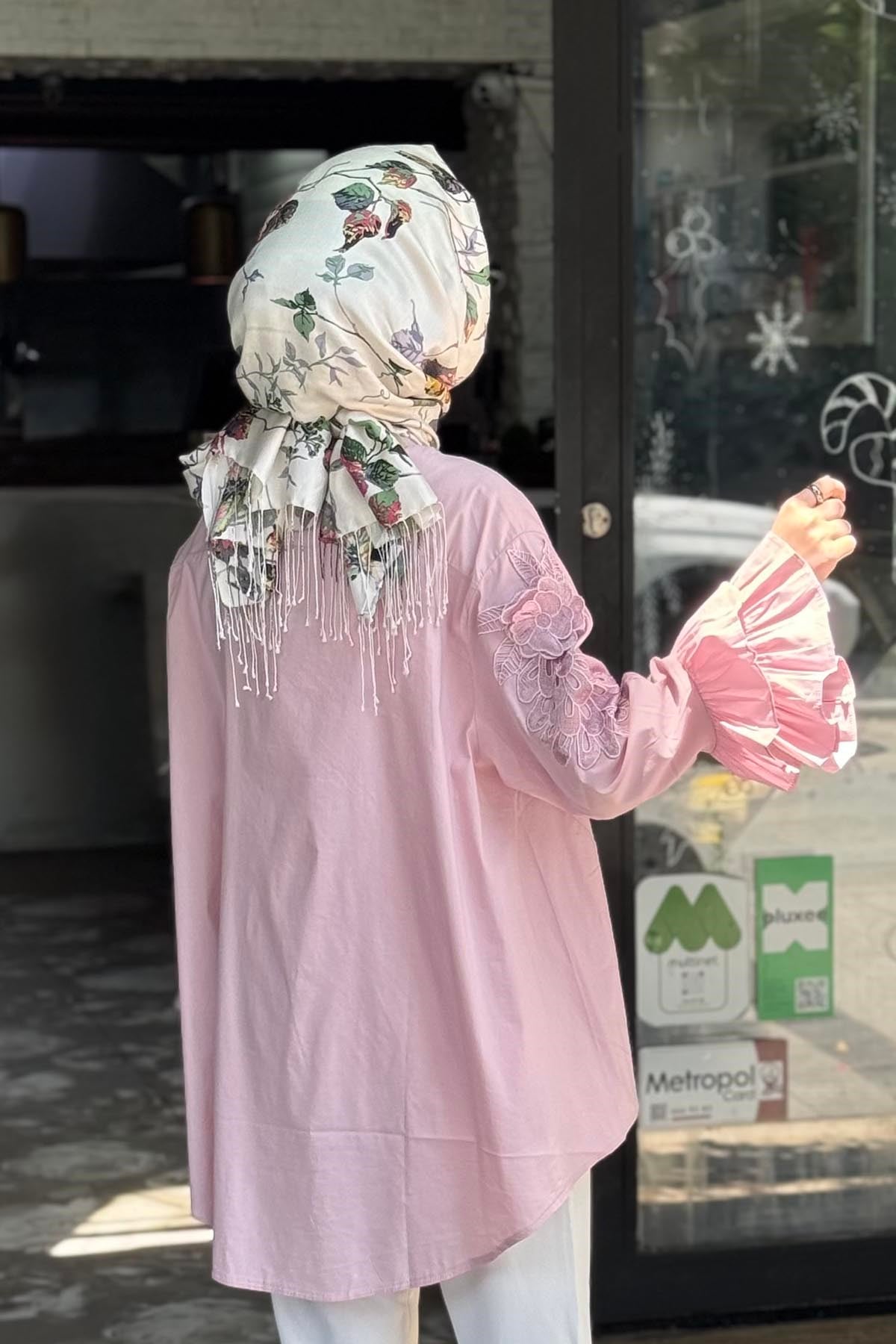 İNVEE Gömlek 7020 Pudra