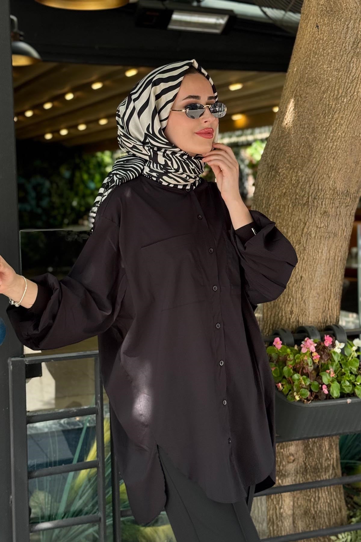 İNVEE Gömlek 7021 Siyah