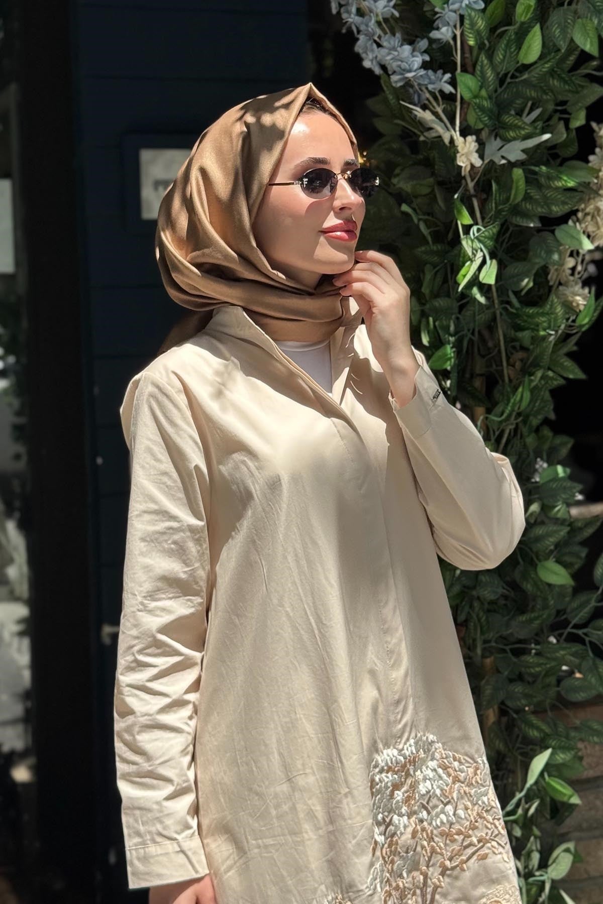 İNVEE Gömlek 7081 Bej