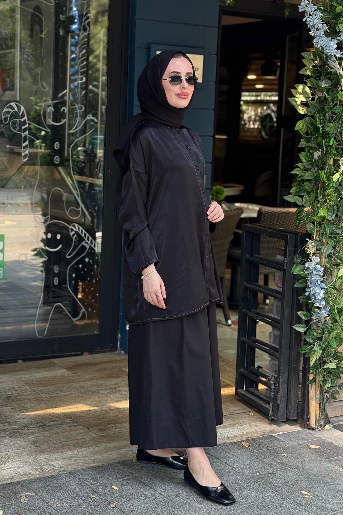 İNVEE Gömlek 7122 Siyah