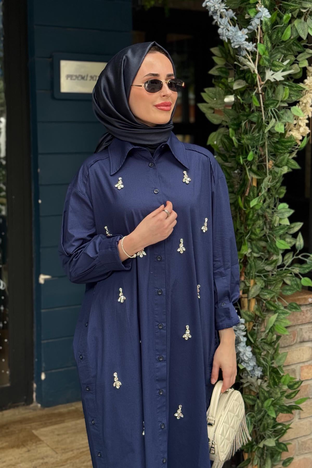 İNVEE Gömlek 7152 Lacivert