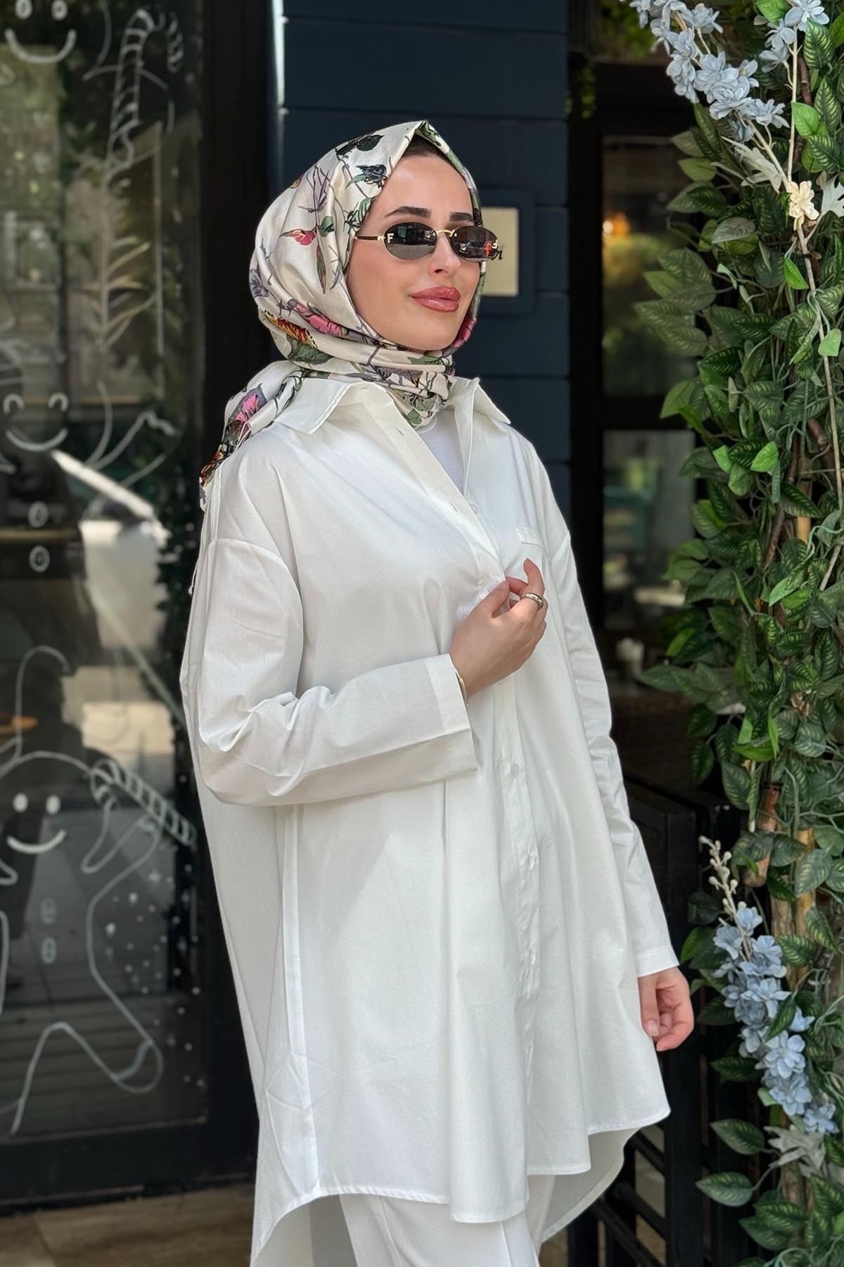 İNVEE Gömlek 7155 Beyaz