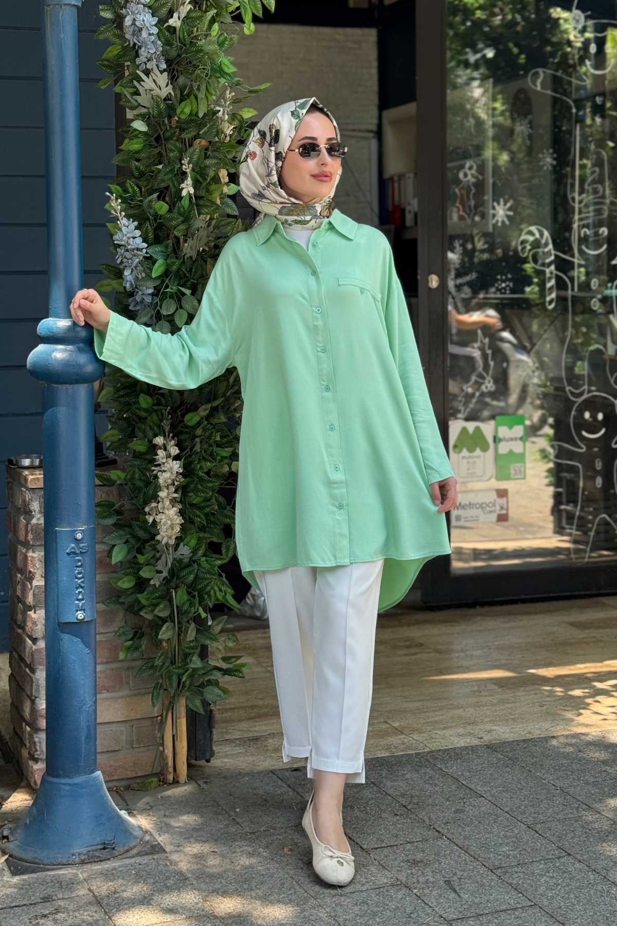 İNVEE Gömlek 7155 Mint