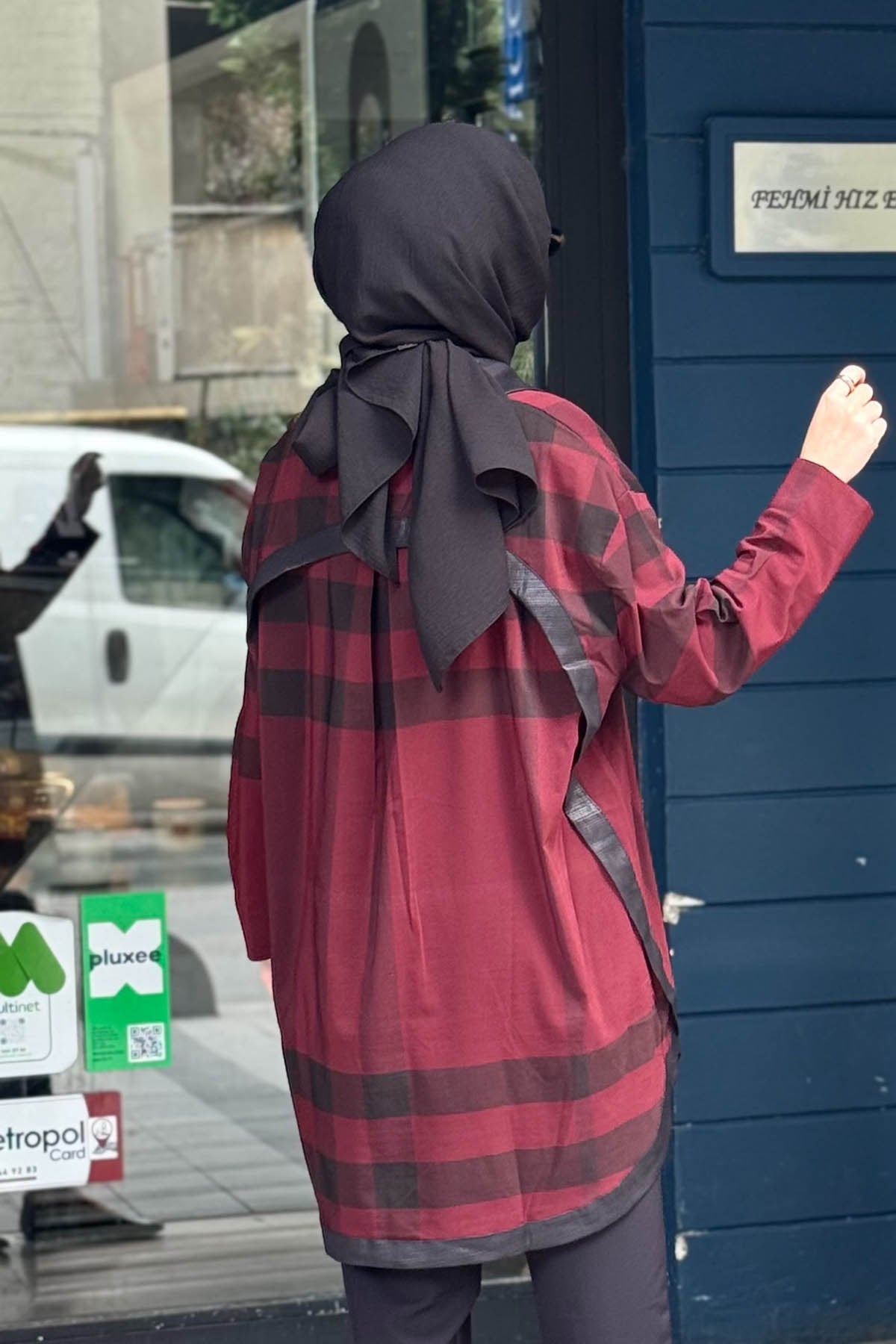 İNVEE Gömlek 7219 Bordo