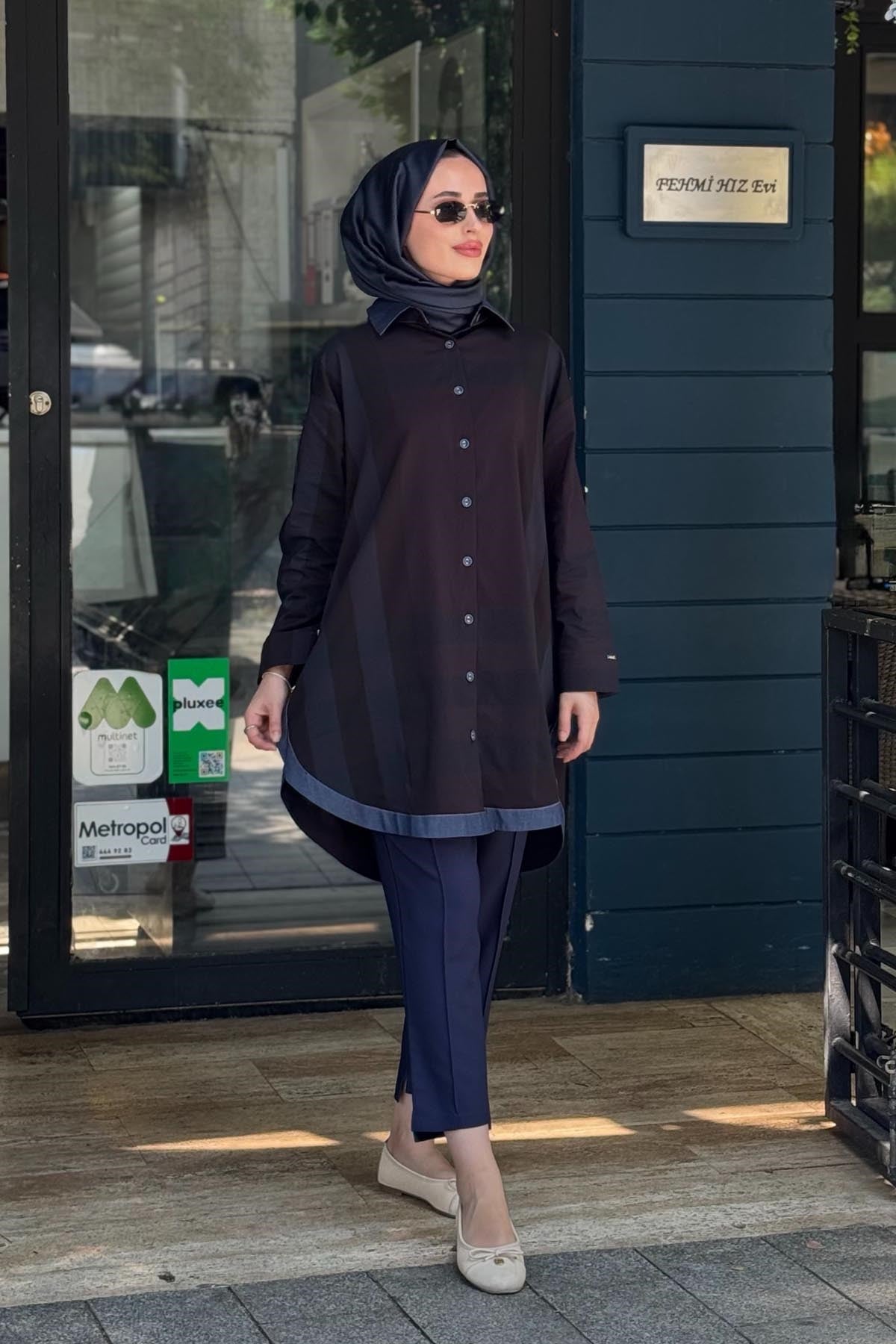 İNVEE Gömlek 7219 Siyah