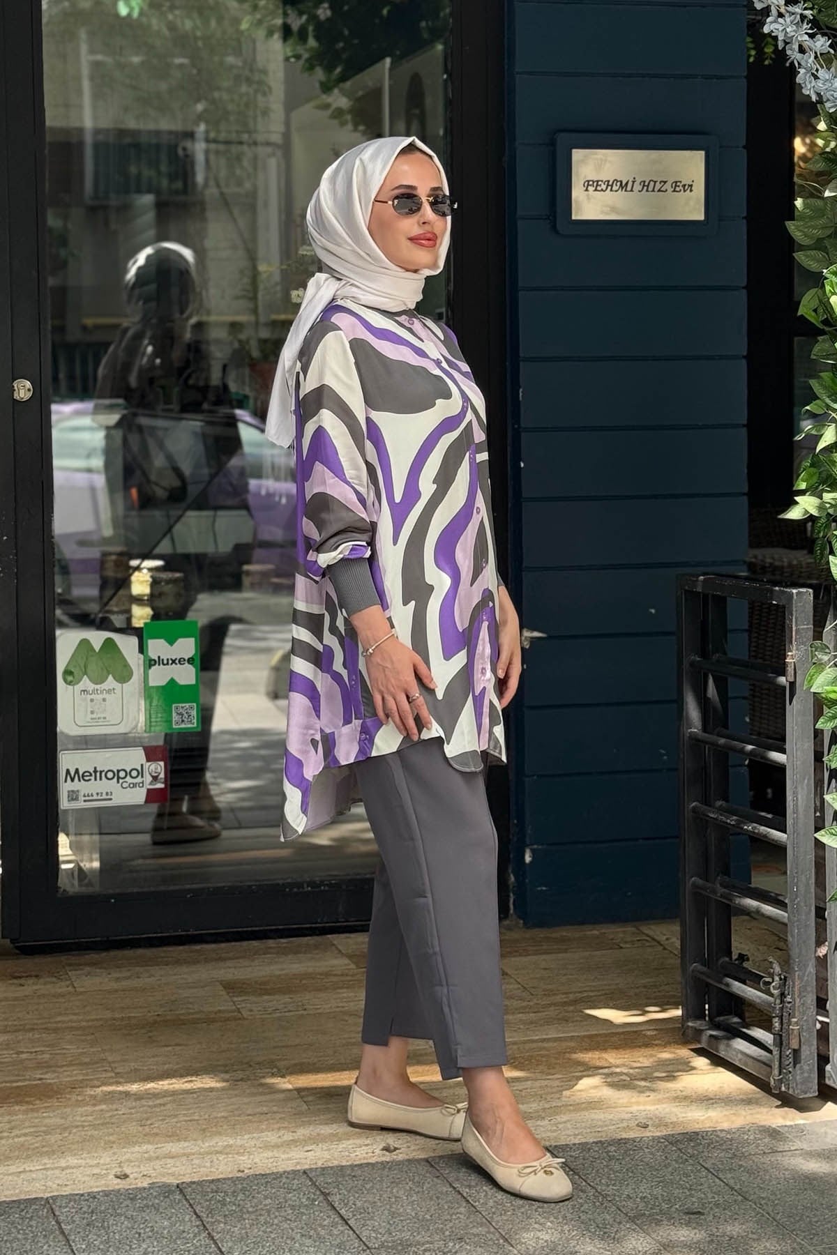 İNVEE Harika Gömlek 7258 Antrasit