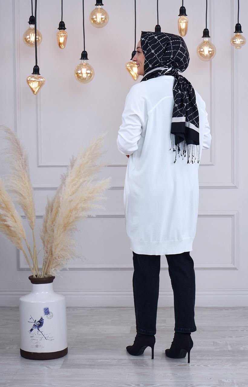 İNVEE Hırka 6283 Ekru