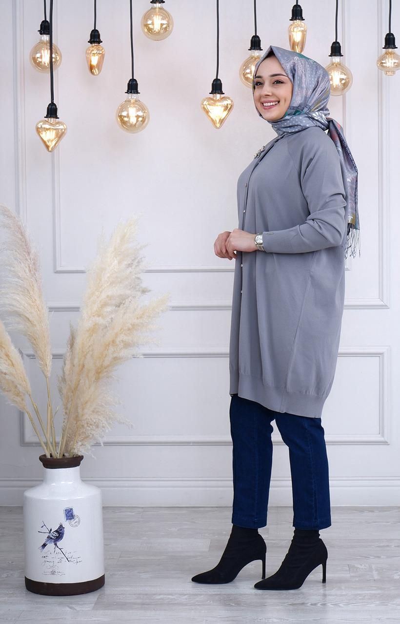 İNVEE Hırka 6283 Gri