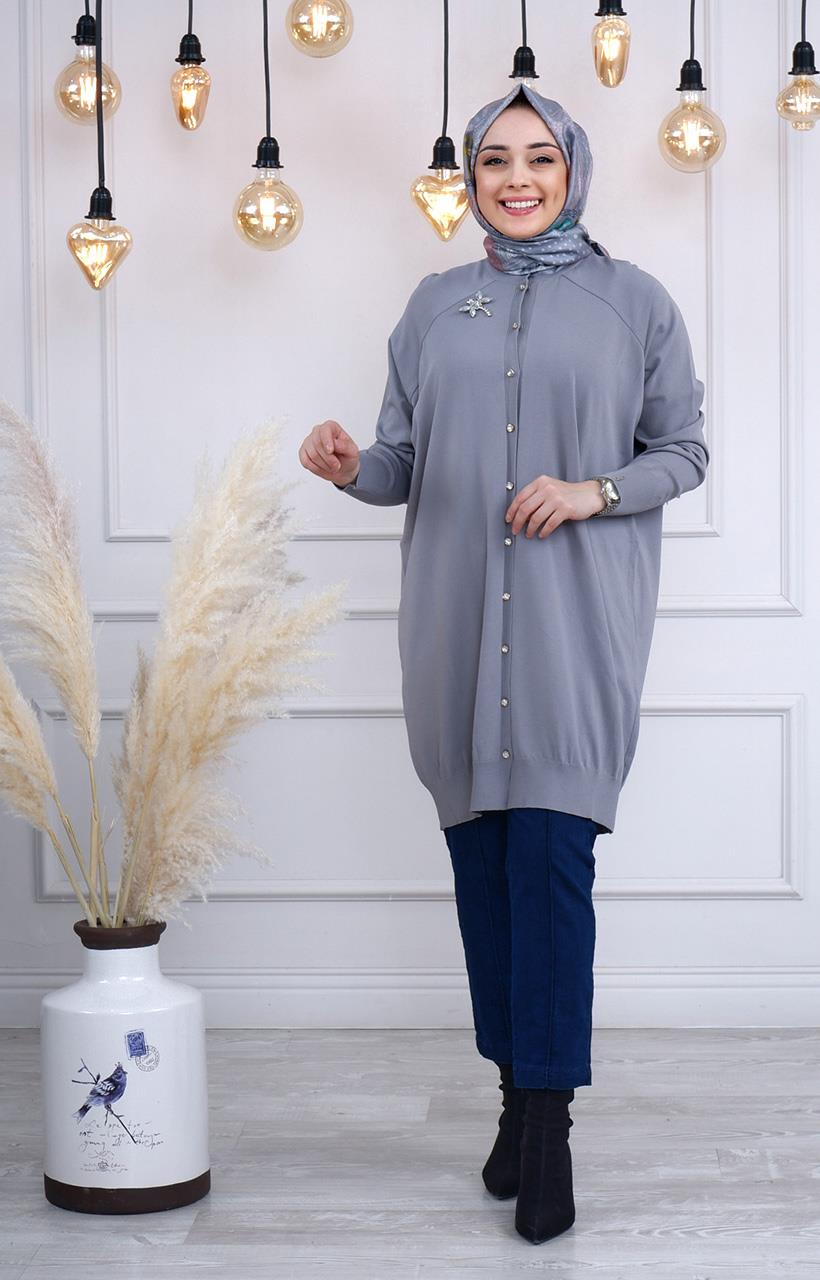 İNVEE Hırka 6283 Gri