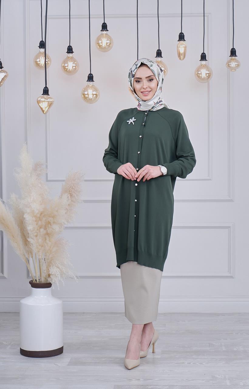 İNVEE Hırka 6283 Haki