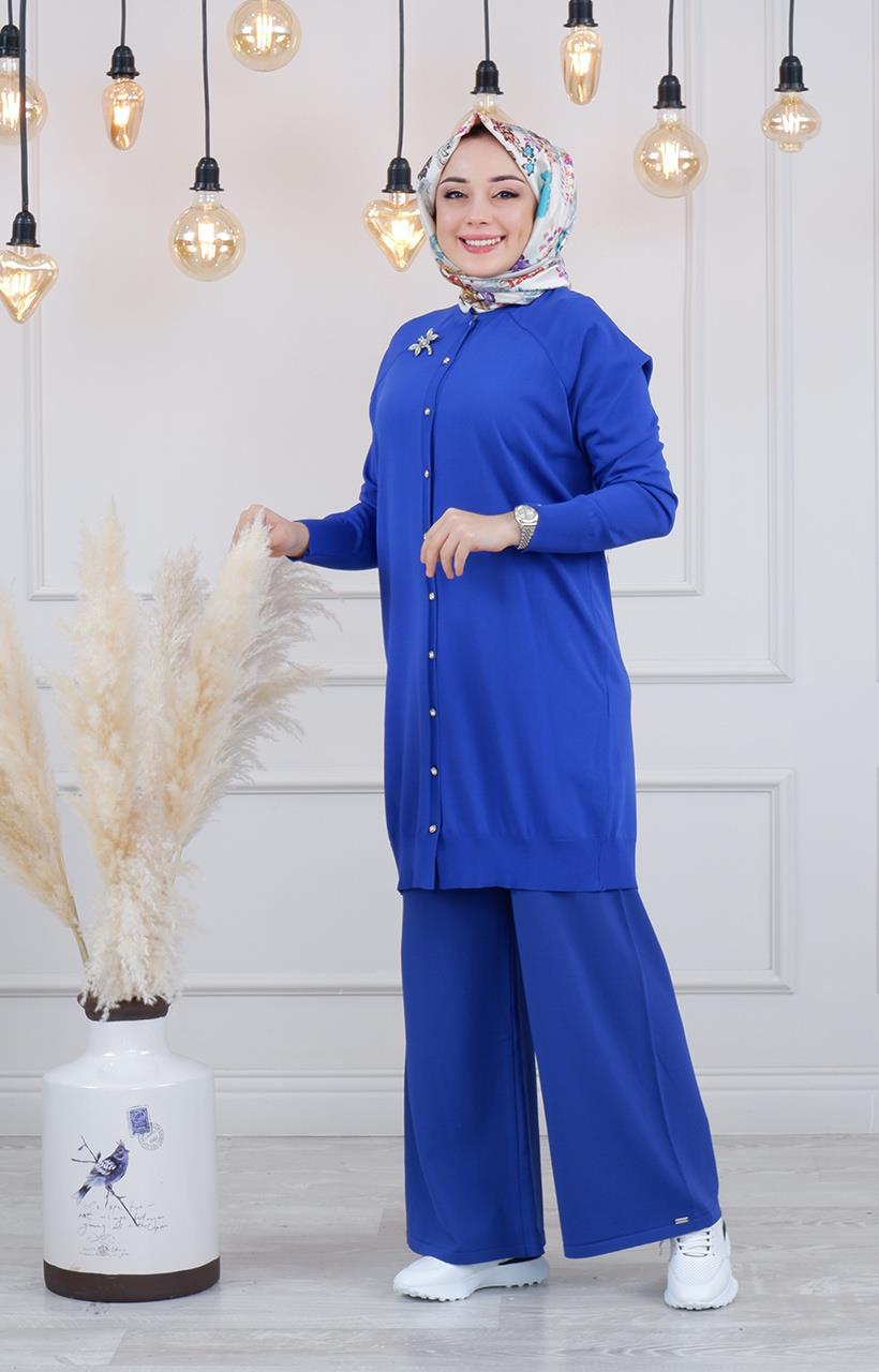 İNVEE Hırka 6283 Saks Mavi