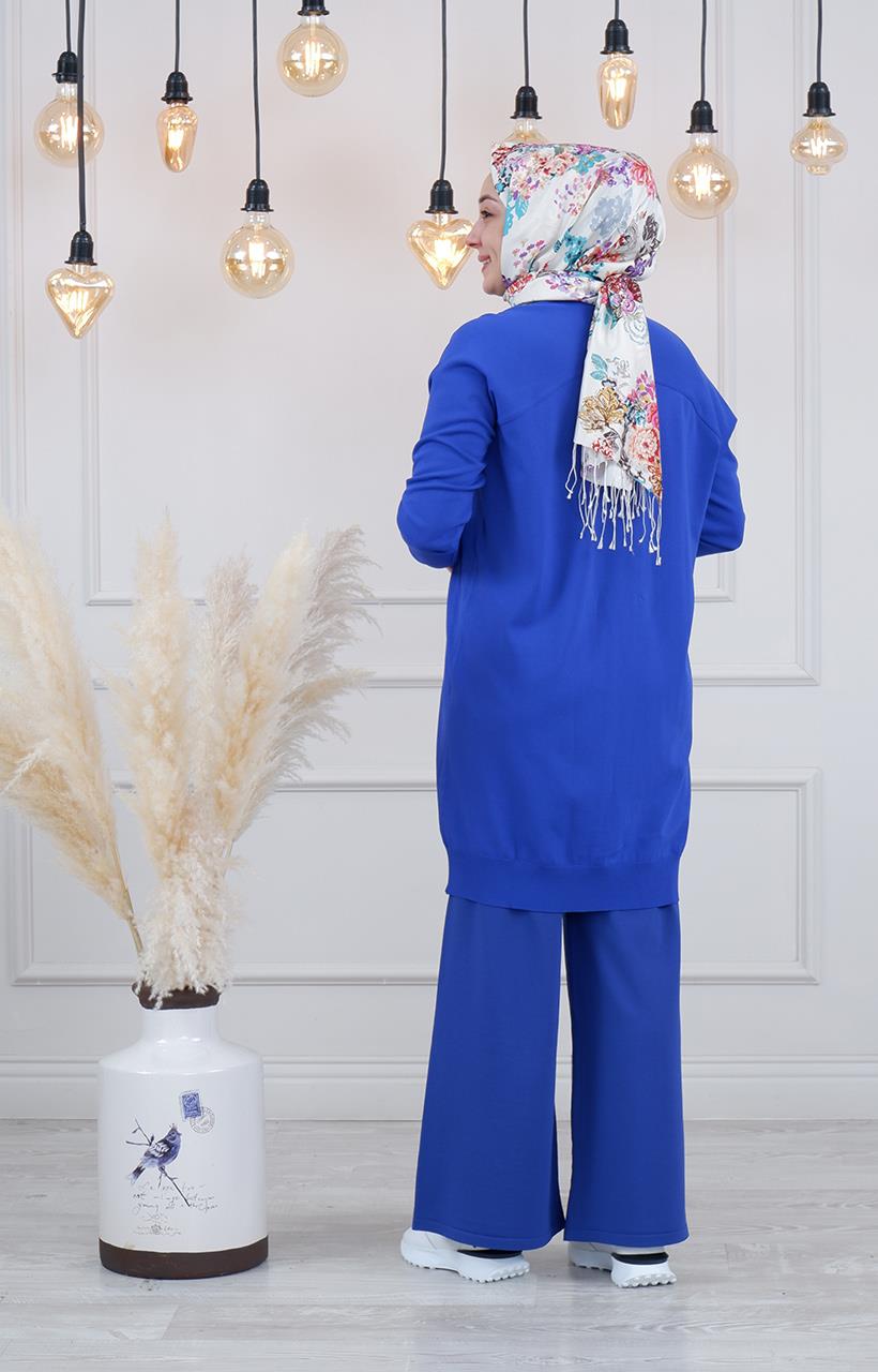 İNVEE Hırka 6283 Saks Mavi