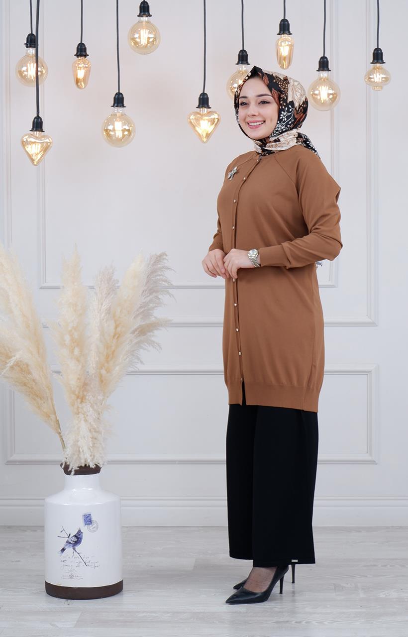 İNVEE Hırka 6283 Toprak