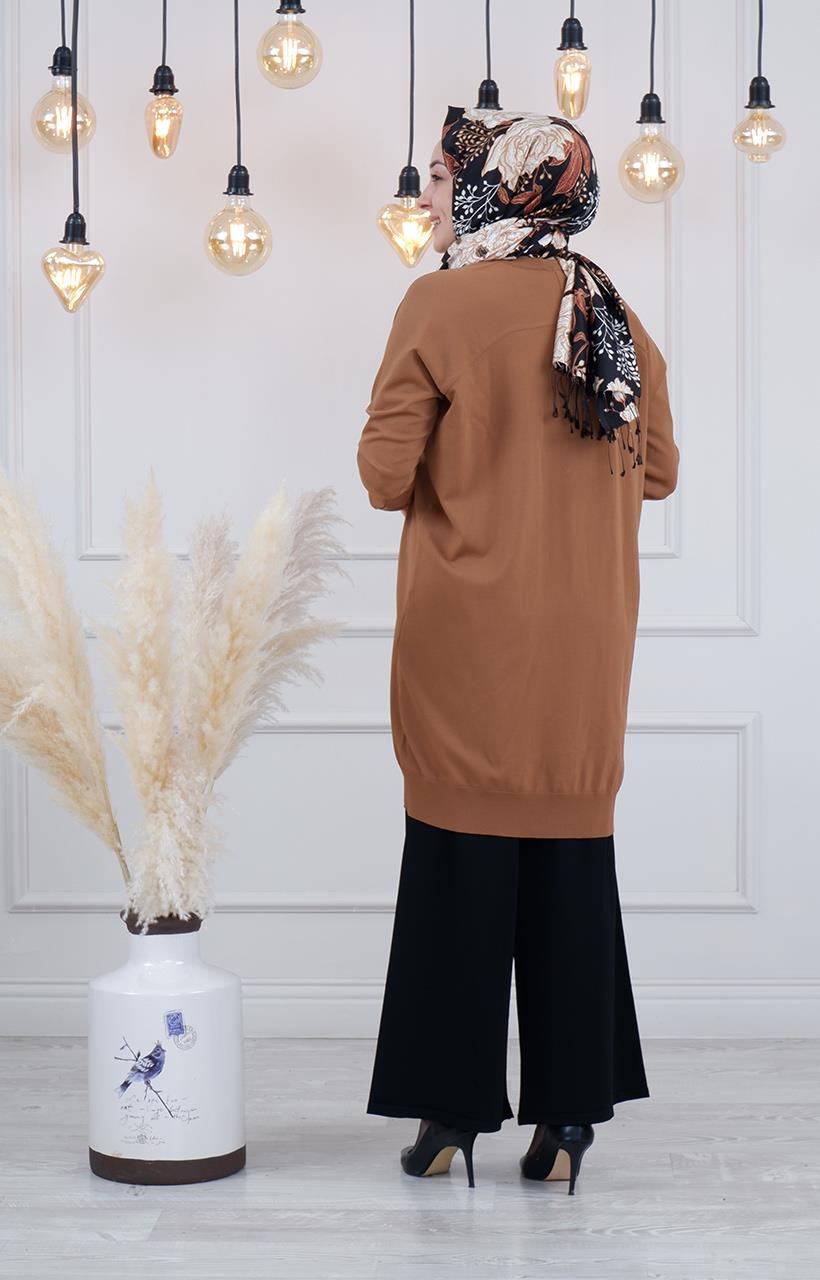 İNVEE Hırka 6283 Toprak