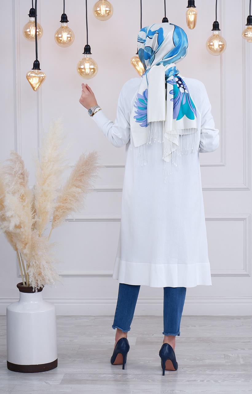 İNVEE Hırka  6738 Beyaz