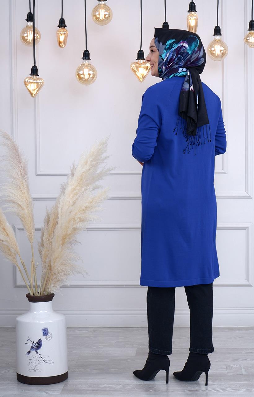 İNVEE Hırka  6738 Saks Mavi